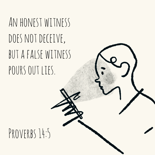 Proverbs 14:5