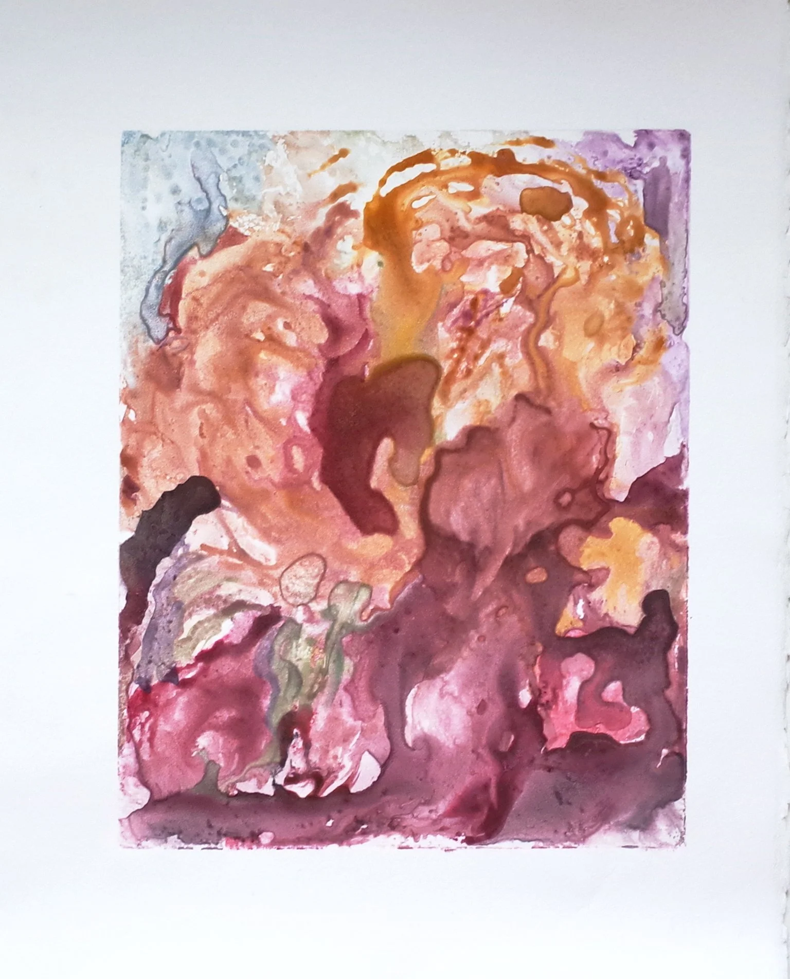 03. Blossom, Watercolor Monotype, 2026_Cyan Qin.jpg