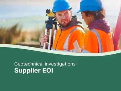 Supplier EOI opportunity: geotechnical investigations