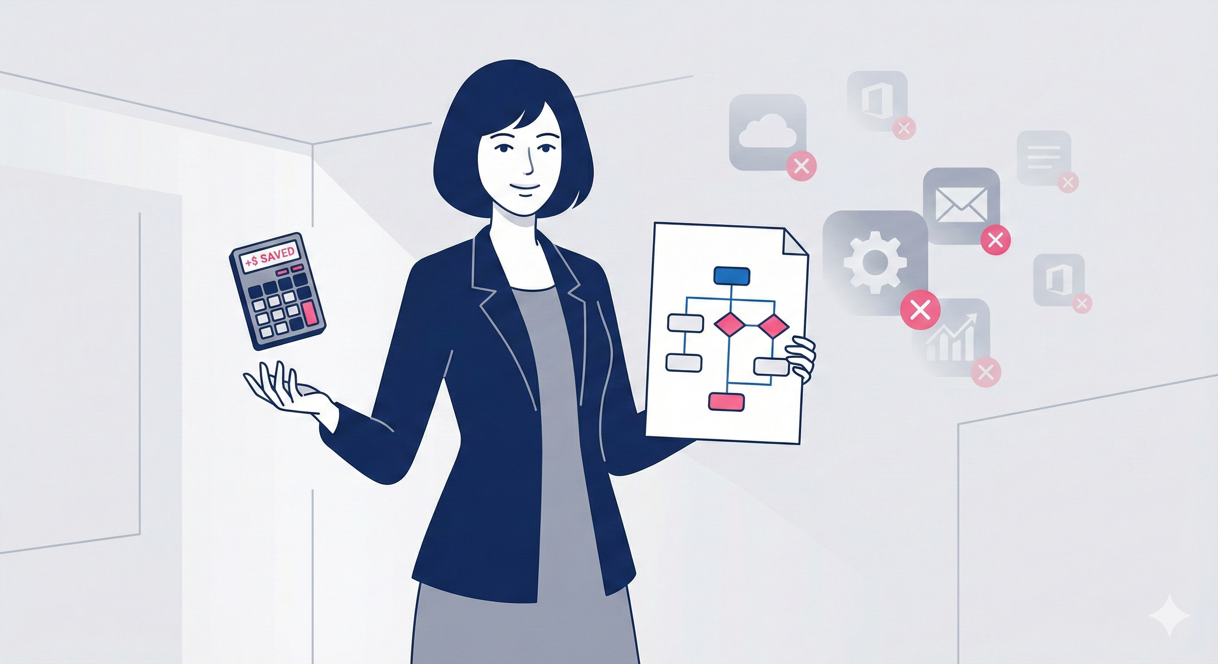 Founder relieved after simplifying their software tools with clear process