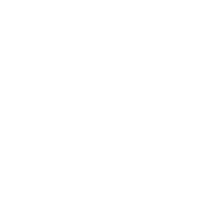 Silhouette of a person pointing at an emergency exit sign with a right arrow.