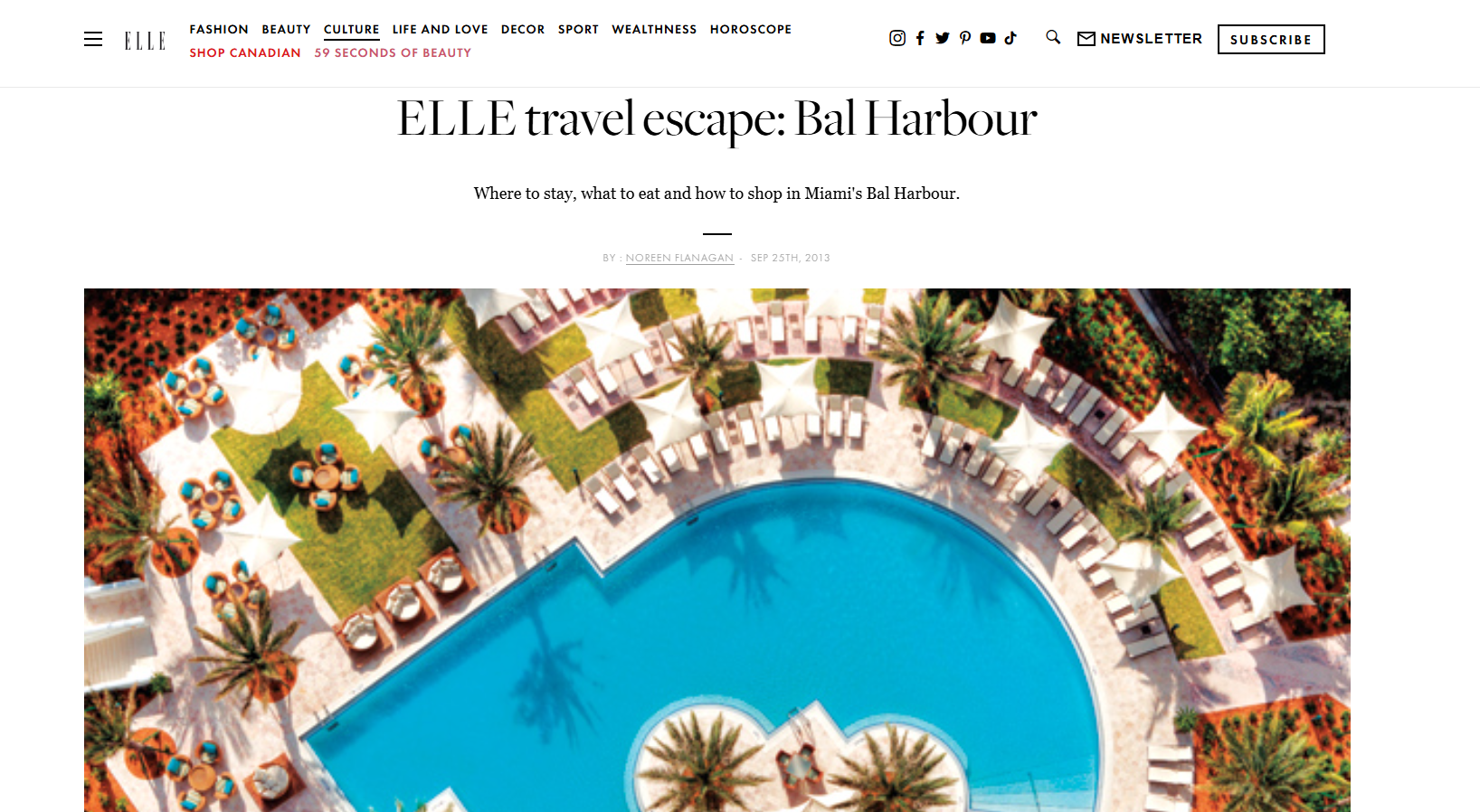 “ELLE Travel Escape: Bal Harbor”