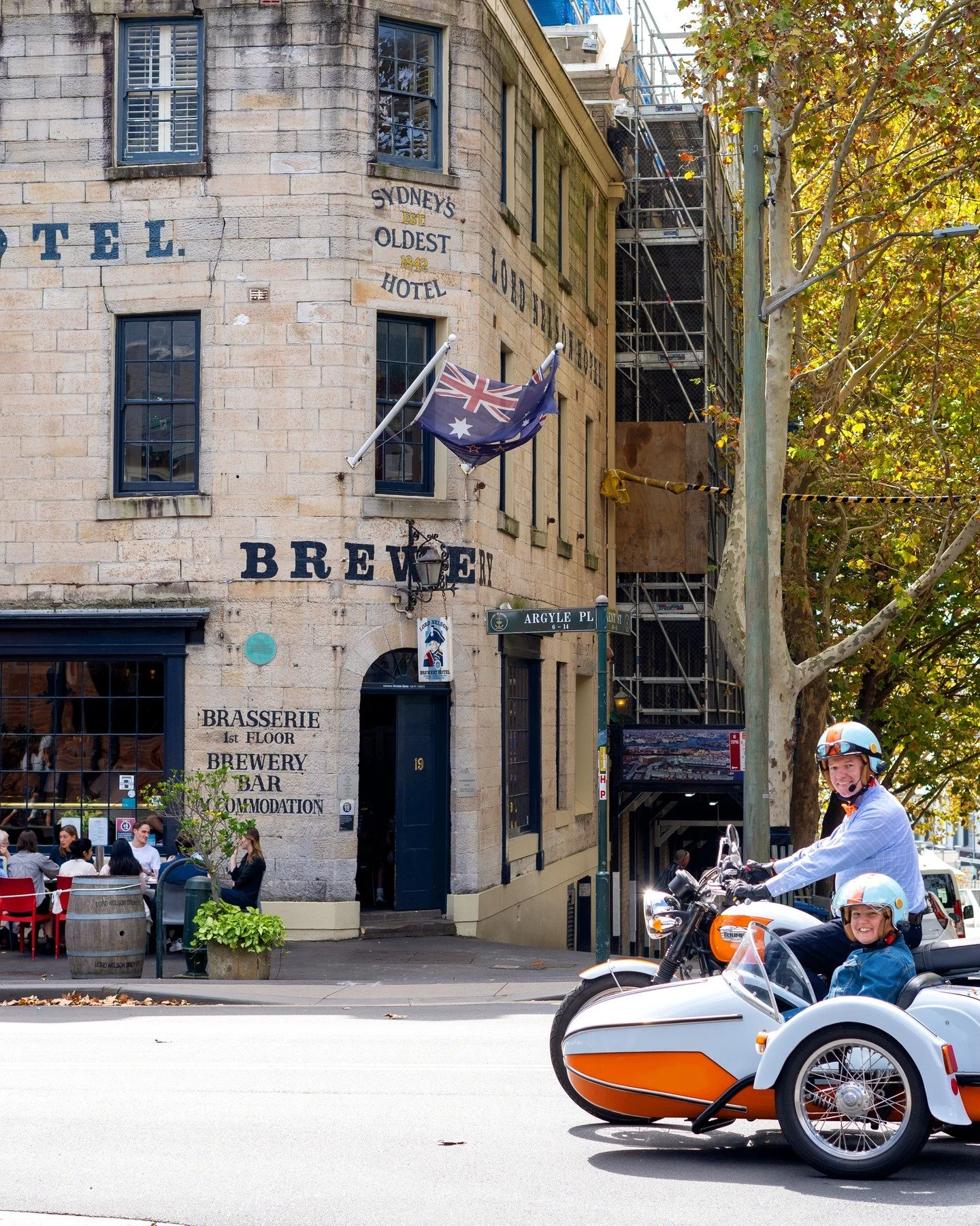 The Lord Nelson is the oldest continuously operating pub in Sydney. Its liquor license dates back to 1842, and the building itself is even older Arrive by sidecar and make new friends! 🍻
#sidecarhustle #sidecarlife #sidecartour #sydneysidecar #ilove