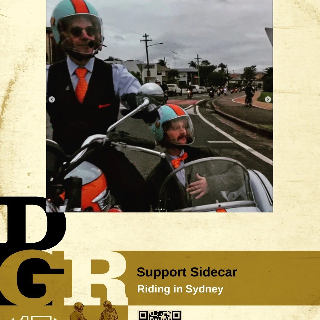 Memories from last year, when Hugo and Oscar dressed up dapper and rode handsomely, raising money for men's mental health. We're doing it again! Please donate to help us reach our goal.
https://gfolk.me/SidecarHustle624060
#distinguishedgentlemansrid