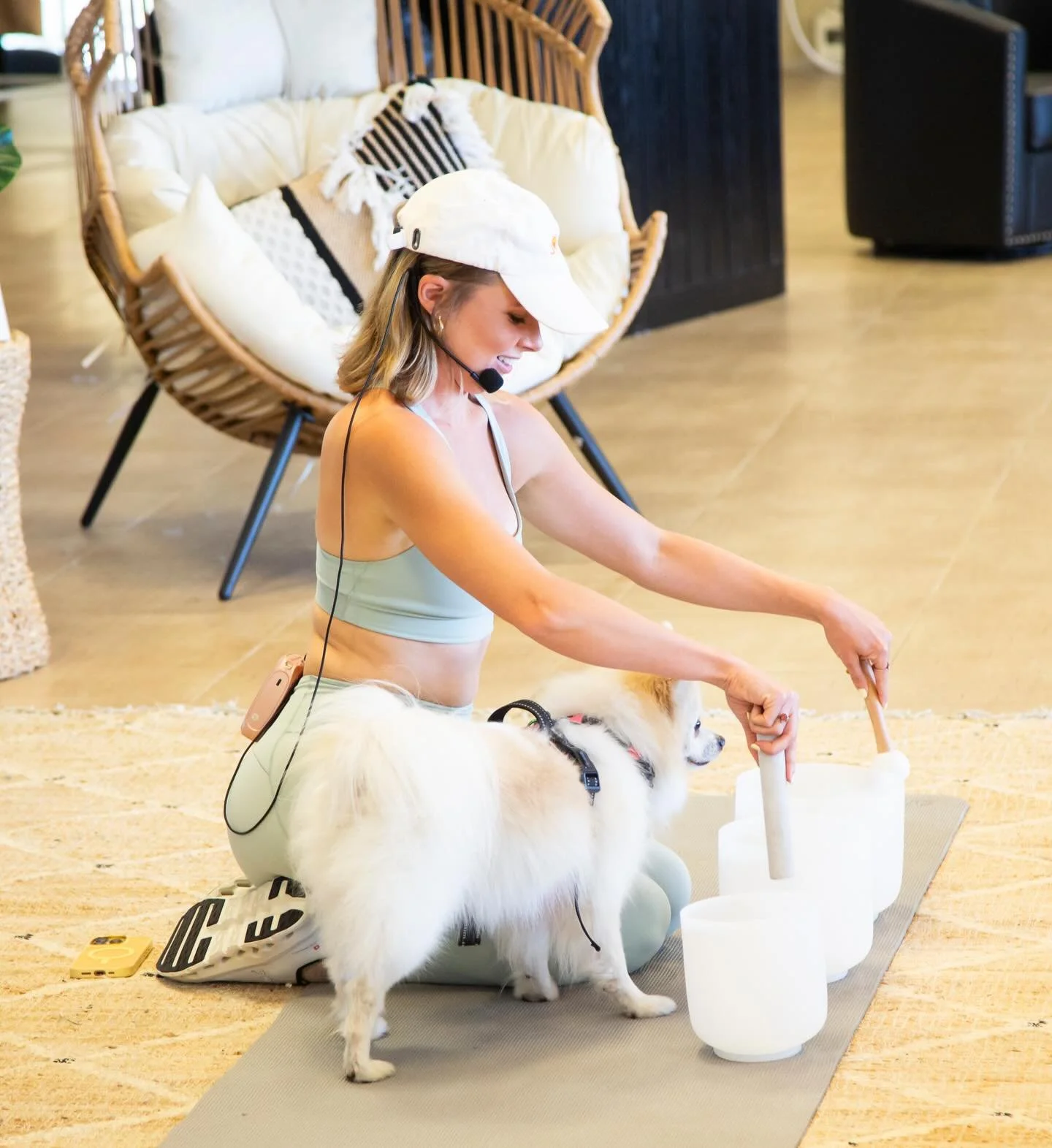 Dogs respond beautifully to sound bowls. They LOVE them! 

Such a joy to do this 🤍🐕

Captured by @laurenelisabeth.photography at @the.style.den with @pomparty_oc @ocpomrescue . styled by On Cloud 🌞

#pom #ladog #puppies