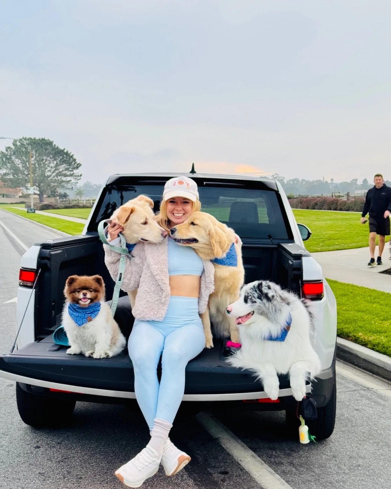 PAWTY TIME 🥳🐕

Come celebrate my birthday at Rivian x Amanda Joy Dog Yoga on Sunday May 24 in San Diego! 🪩

I can confidently say we have the most treats &amp; fun surprises yet planned for you! 💗

Limited space, rsvp in bio 🥳

#sandiego #rivian