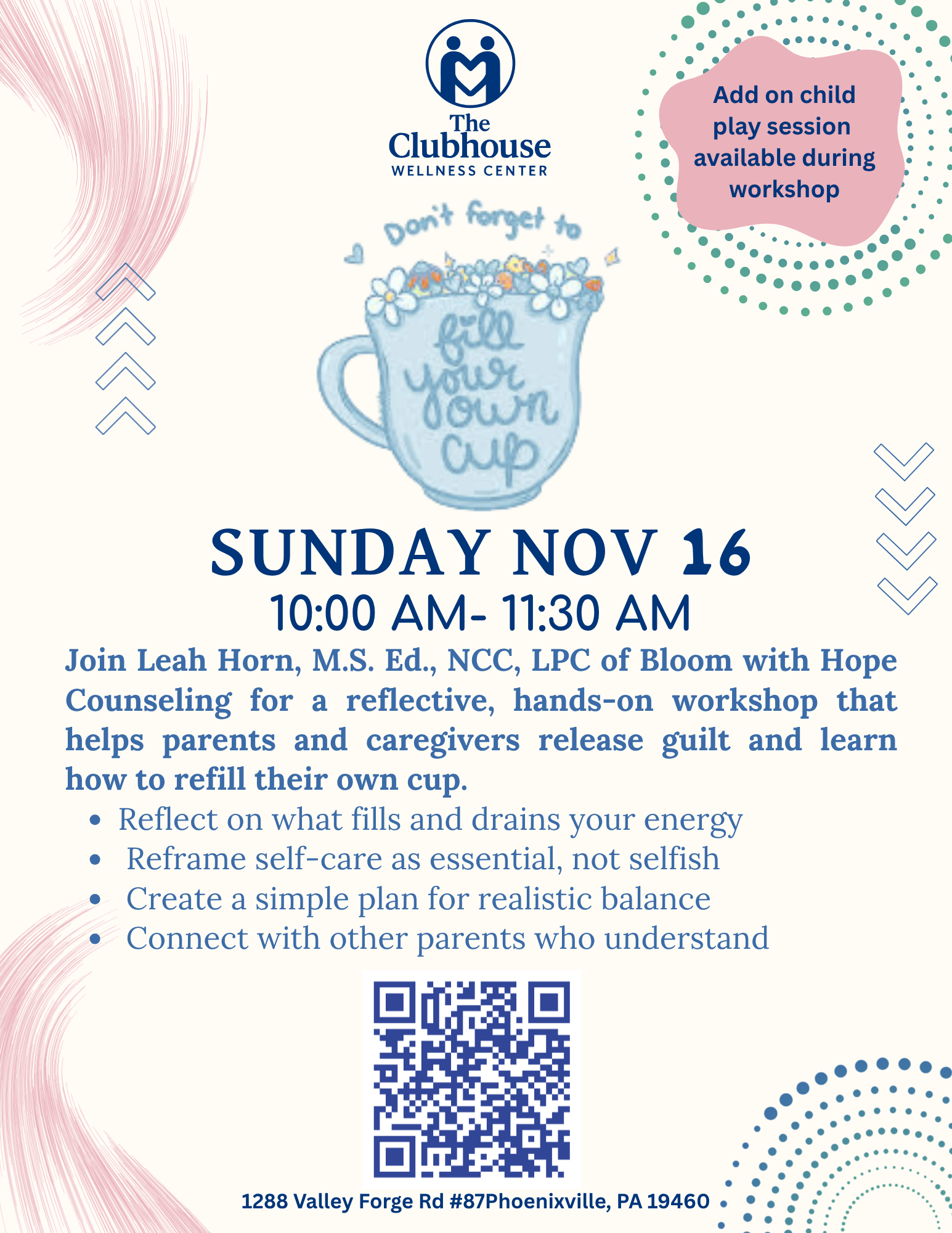 🌿 Filling Your Own Cup A Parent Workshop on Realistic Self-Care & Connection