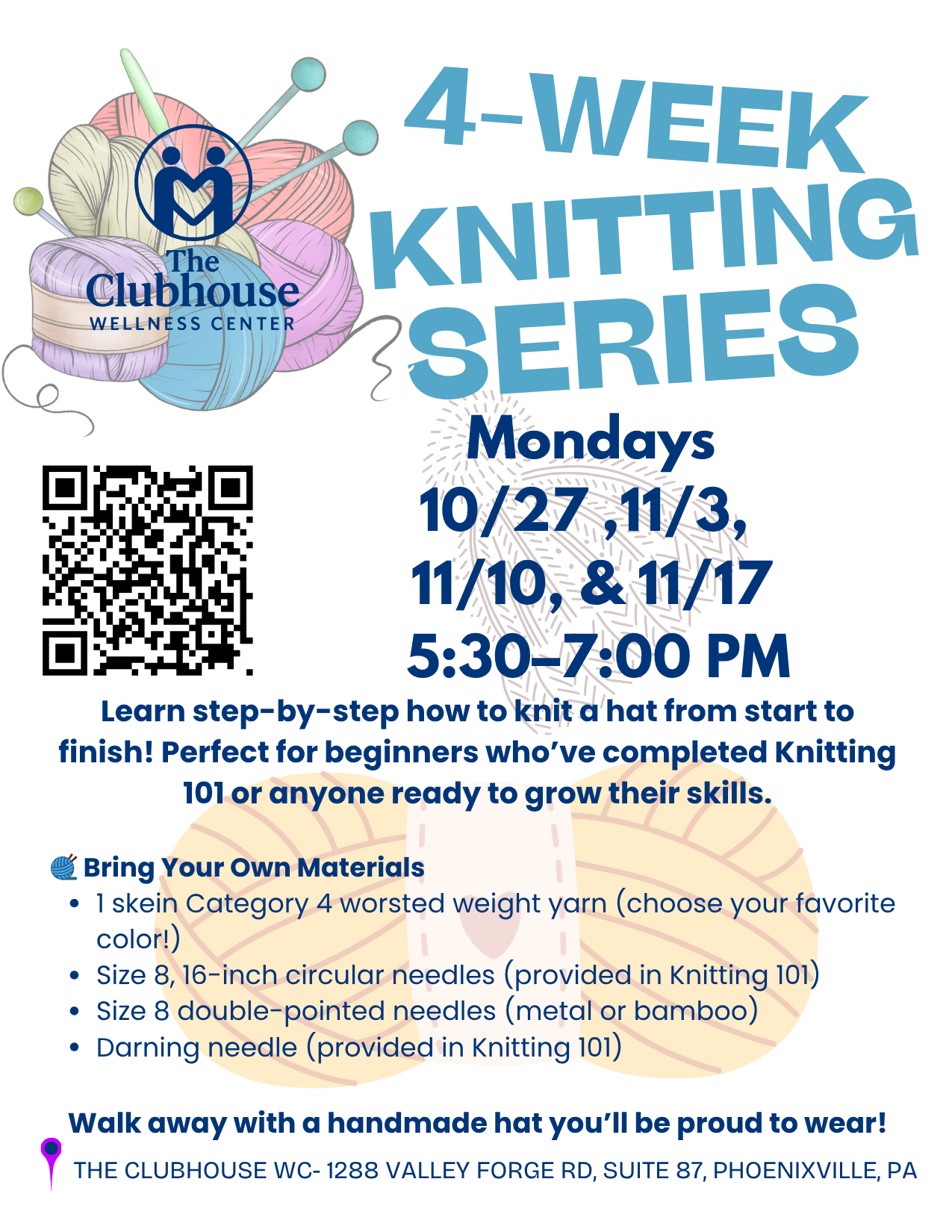 4-Week Knitting Series
