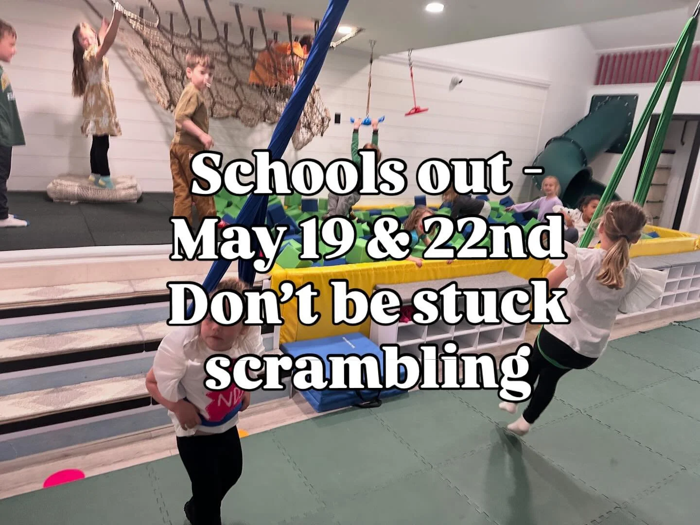 SCHOOL CLOSURE DAYS got you scrambling? We got you.

May 19th and May 22nd &mdash; save your sanity and send them to us.

We&rsquo;ve all been there at 9pm the night before going &ldquo;&rdquo;wait&hellip; what am I doing with them tomorrow?&rdquo;&r