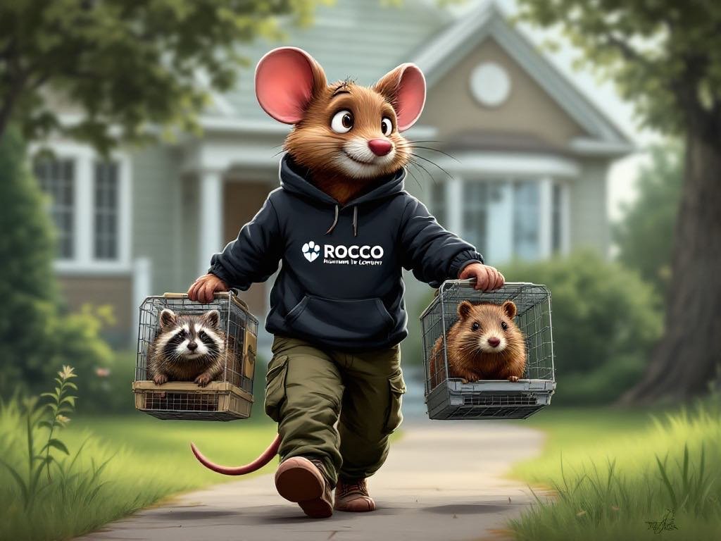 "Eco Mouse's wildlife management team specializes in the safe and humane removal of problematic wildlife including raccoons, groundhogs, and other nuisance animals using species-specific trapping techniques and professional-grade equipment. Our exper