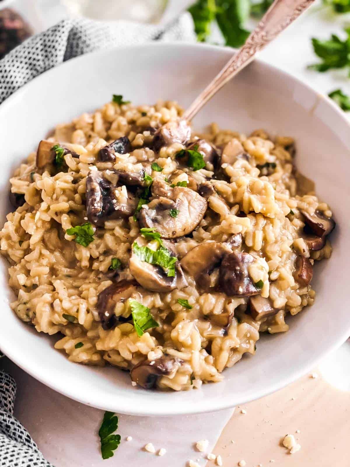 Roasted Mushroom Rissoto