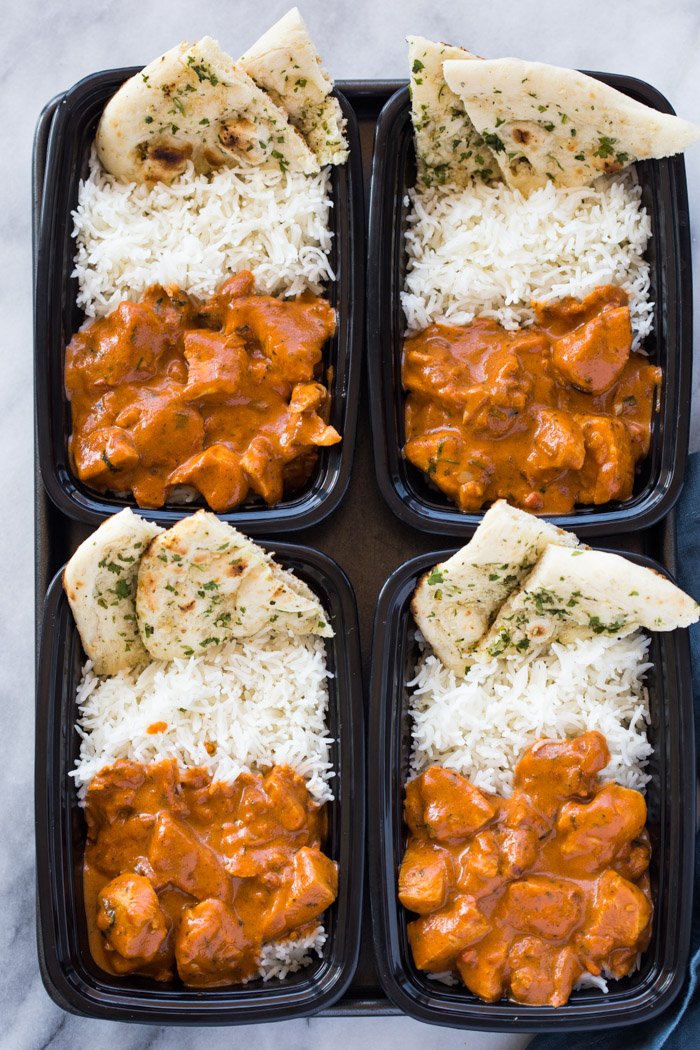 Butter Chicken + Rice + Naan Bread