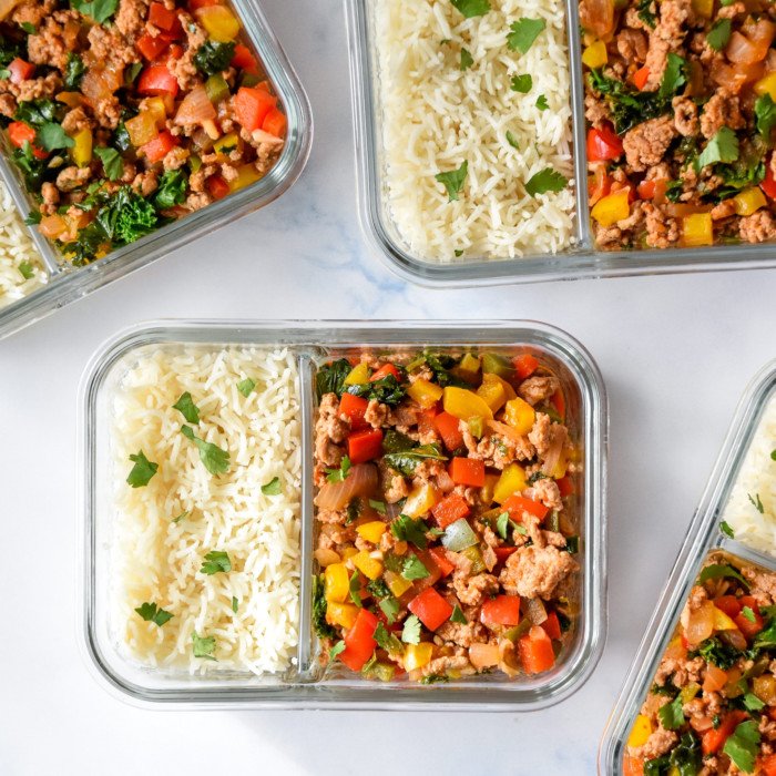 Ground Turkey + Chipotle Skillet