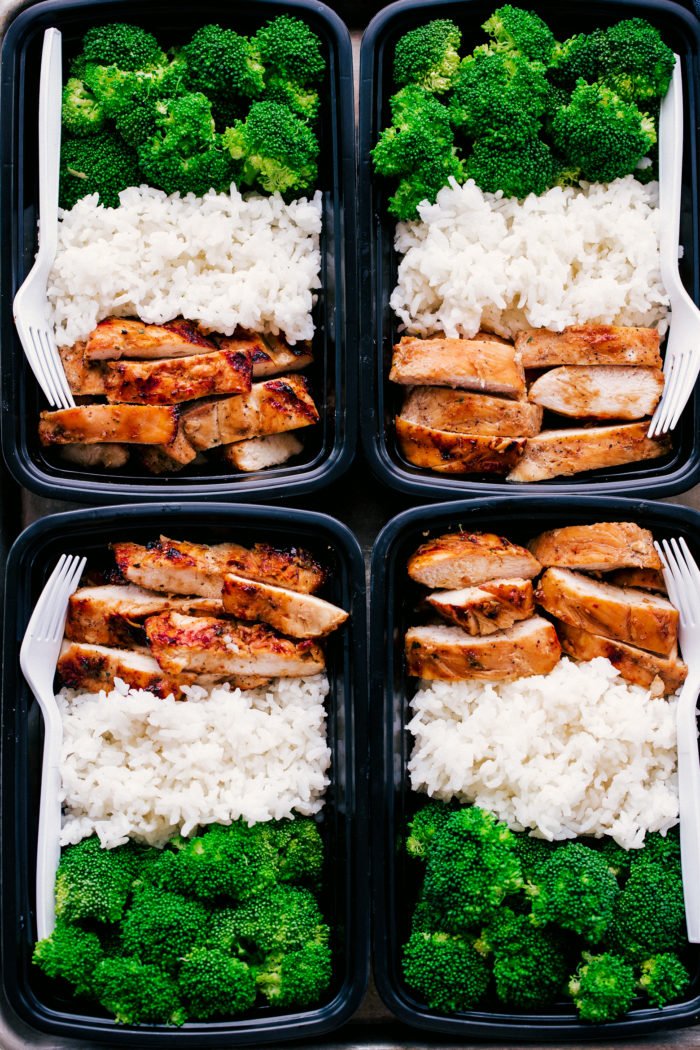 Chicken Teryiaki + Rice + Brocolli