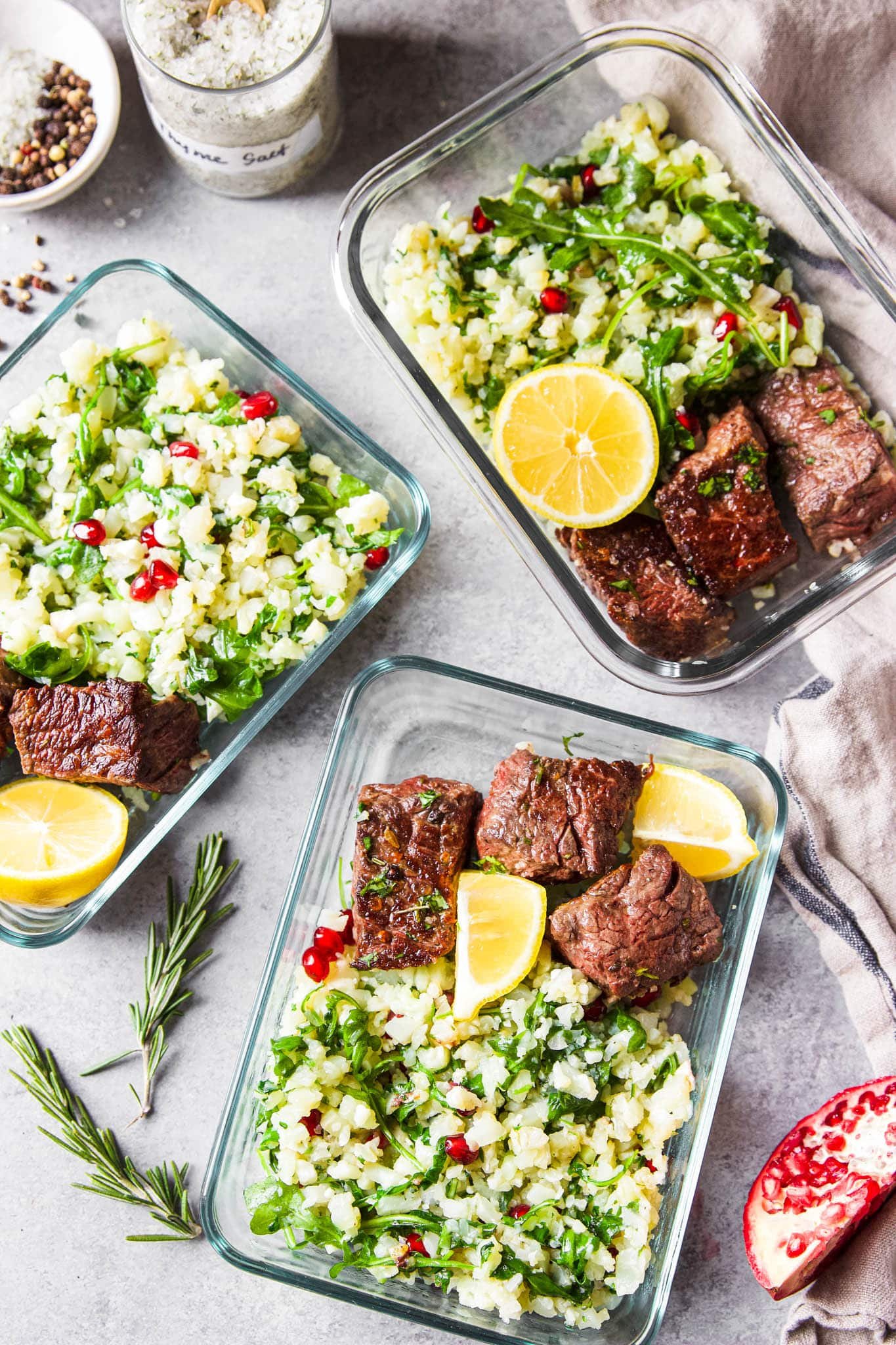Keto Steak + Cauliflower Rice