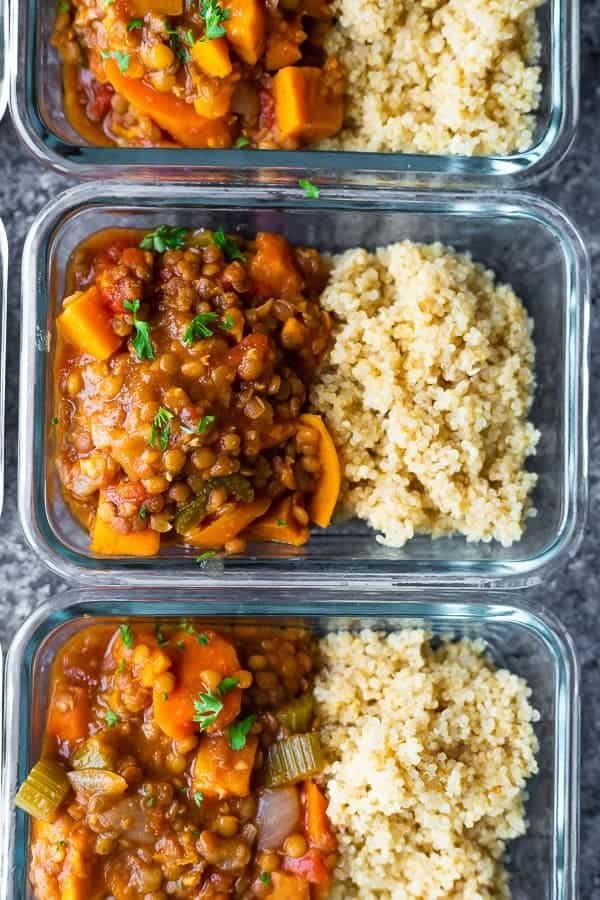 Moroccan Lentil Stew + Quinoa