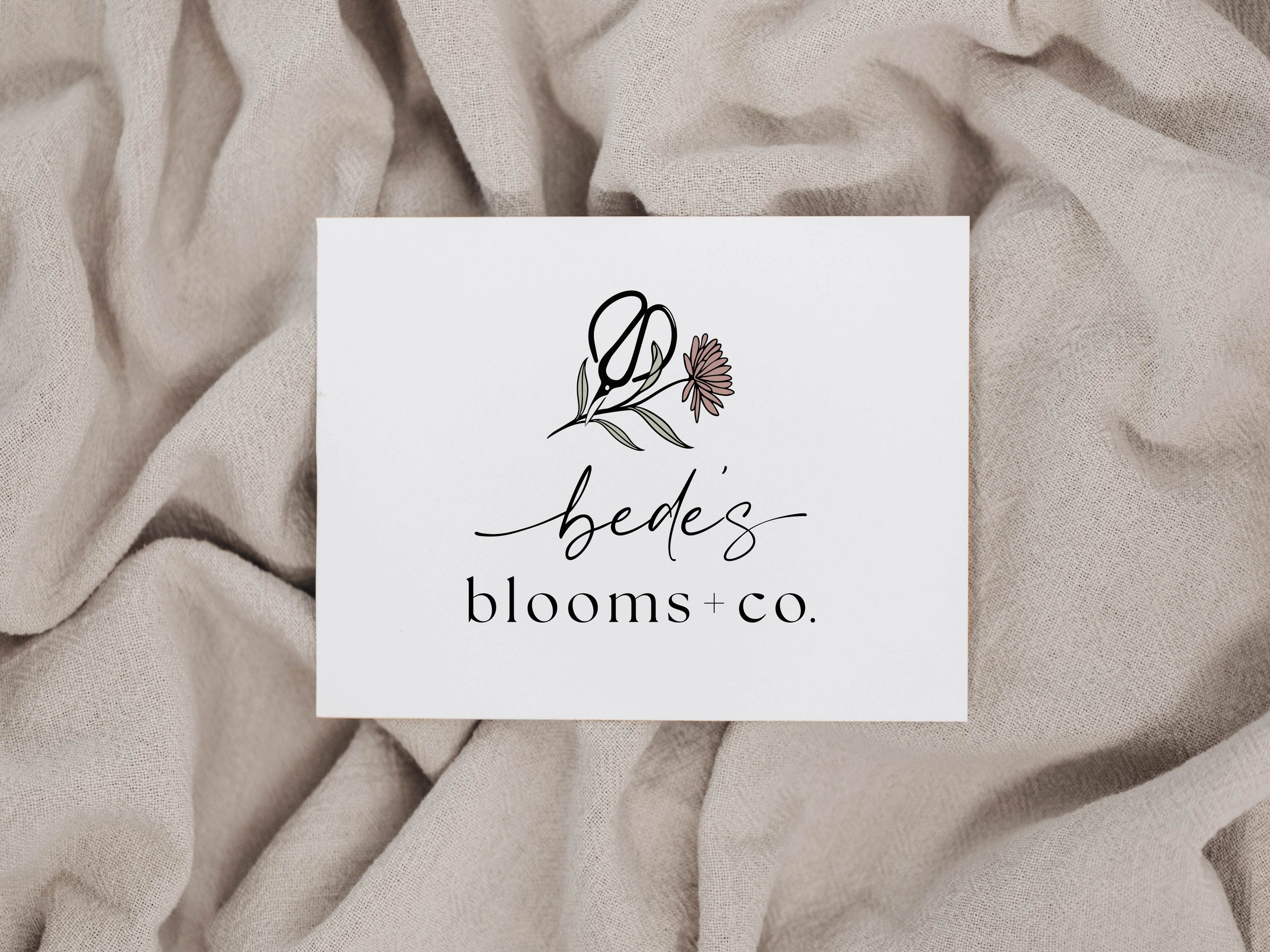 bede's blooms primary logo