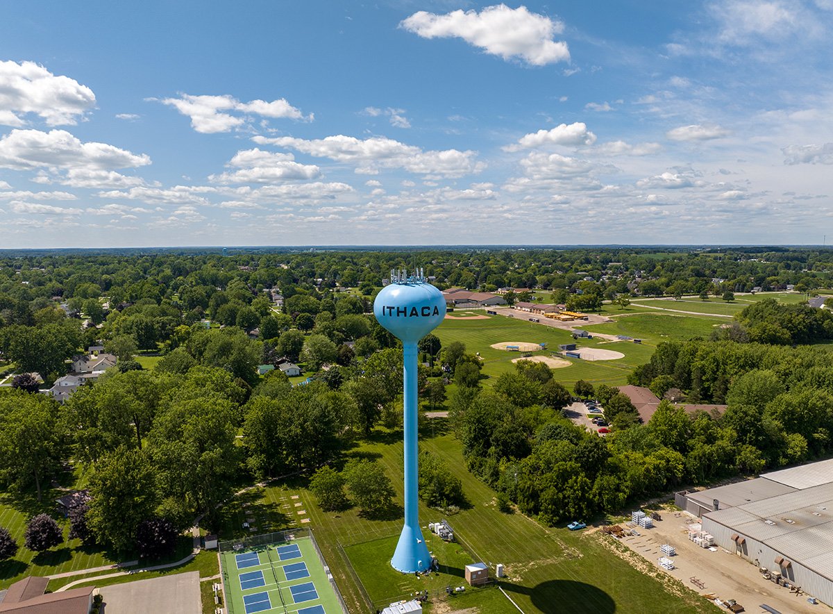 Ithaca water tower