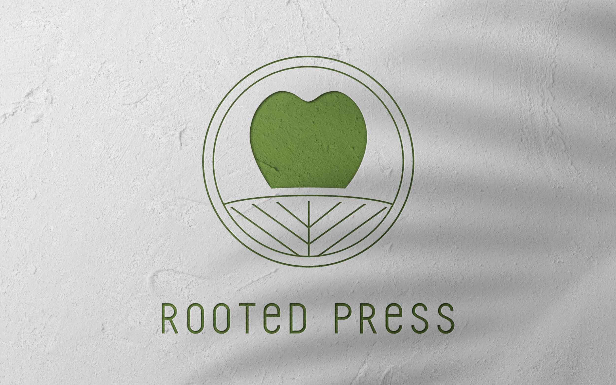 Rooted Press Hoya badge logo