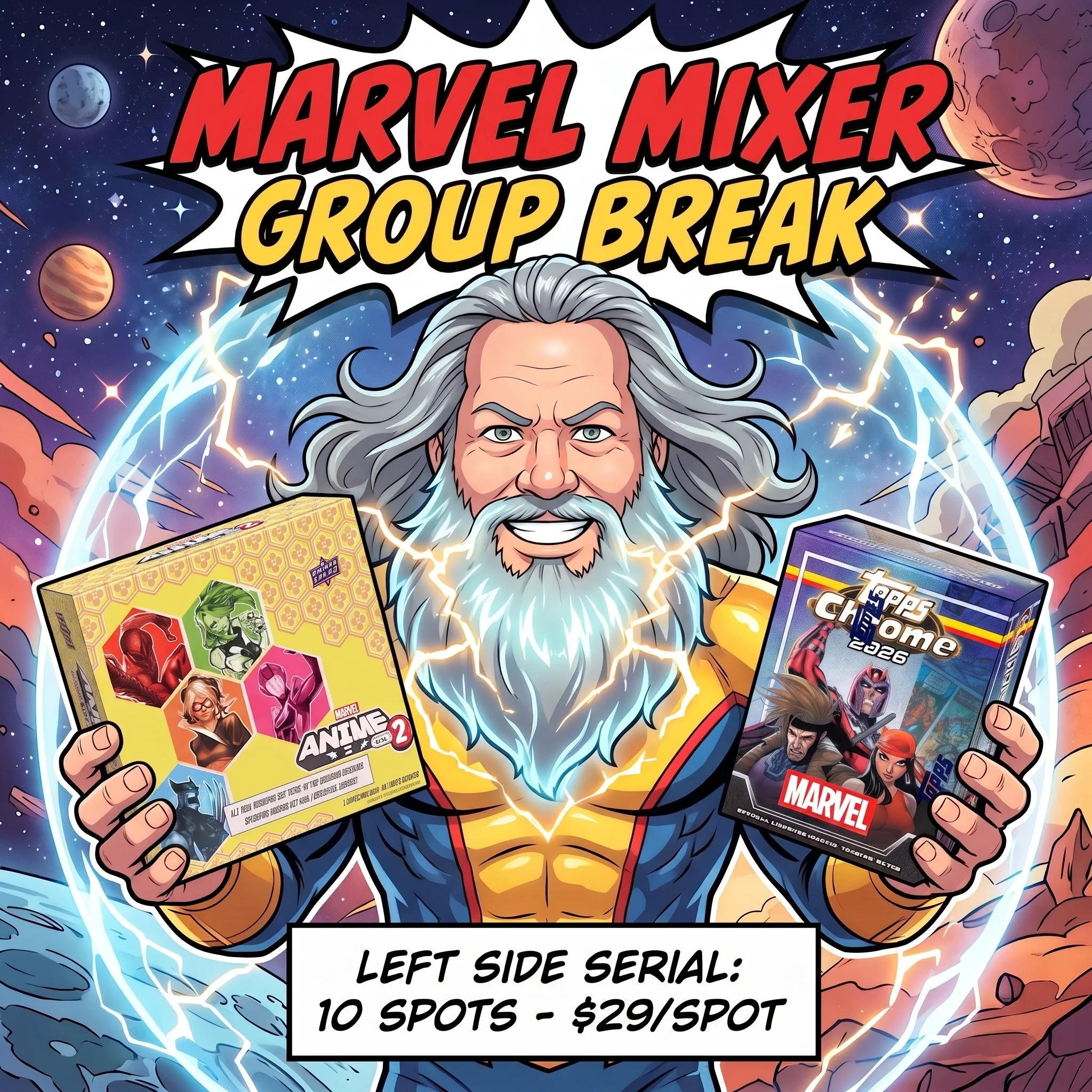 GB #051 - Marvel Mixer Group Break - Left Side Serial