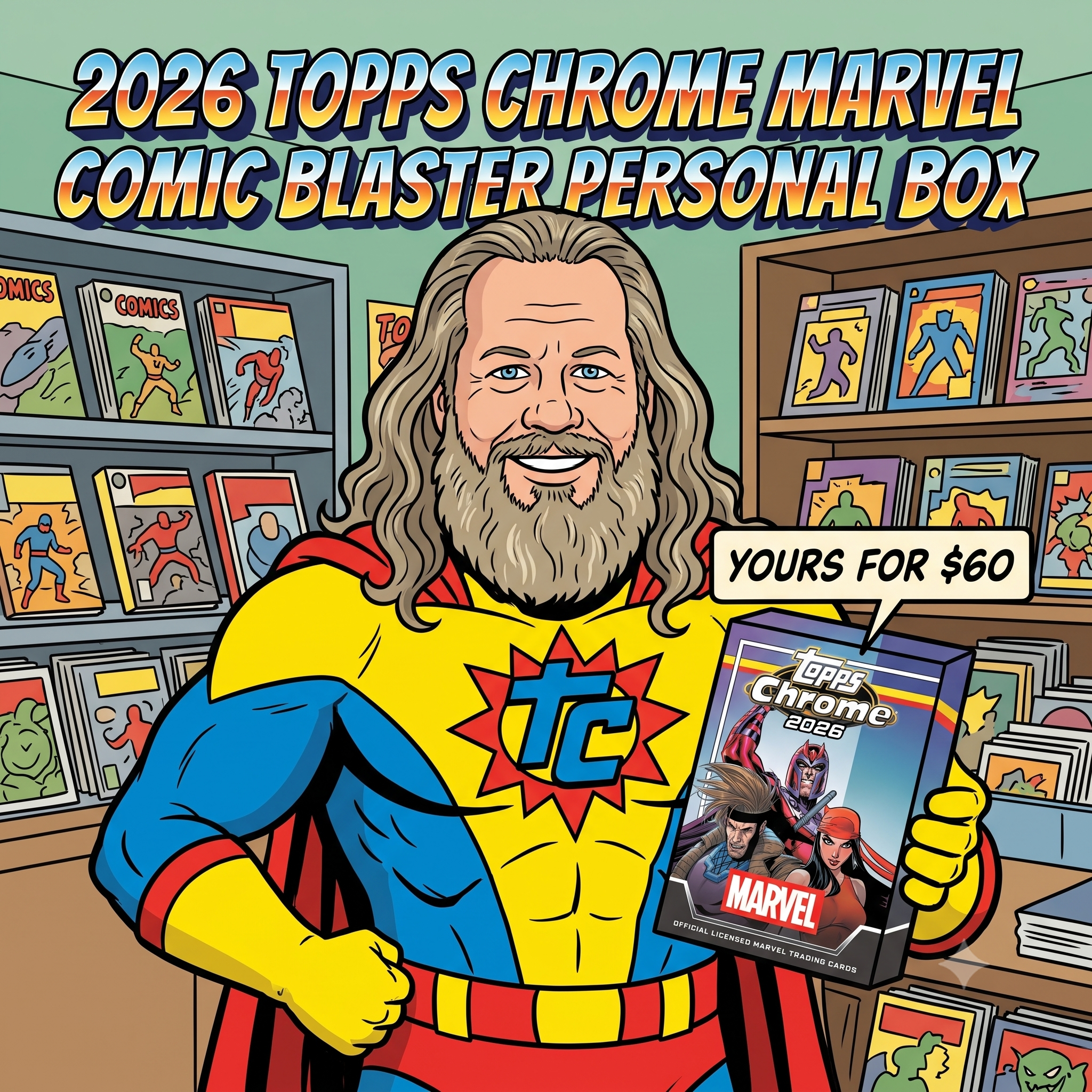 2026 Topps Chrome Marvel Comics Blaster - Personal Break