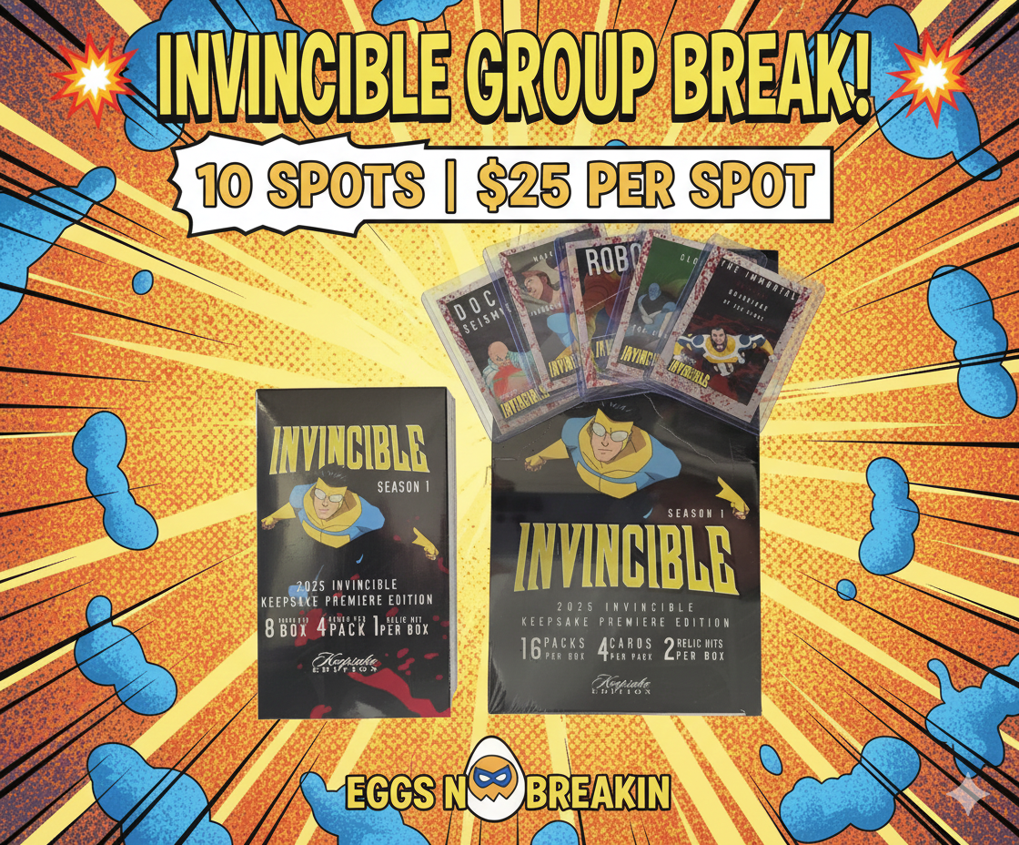 GB #028 Invincible Group Break - Left side Serial