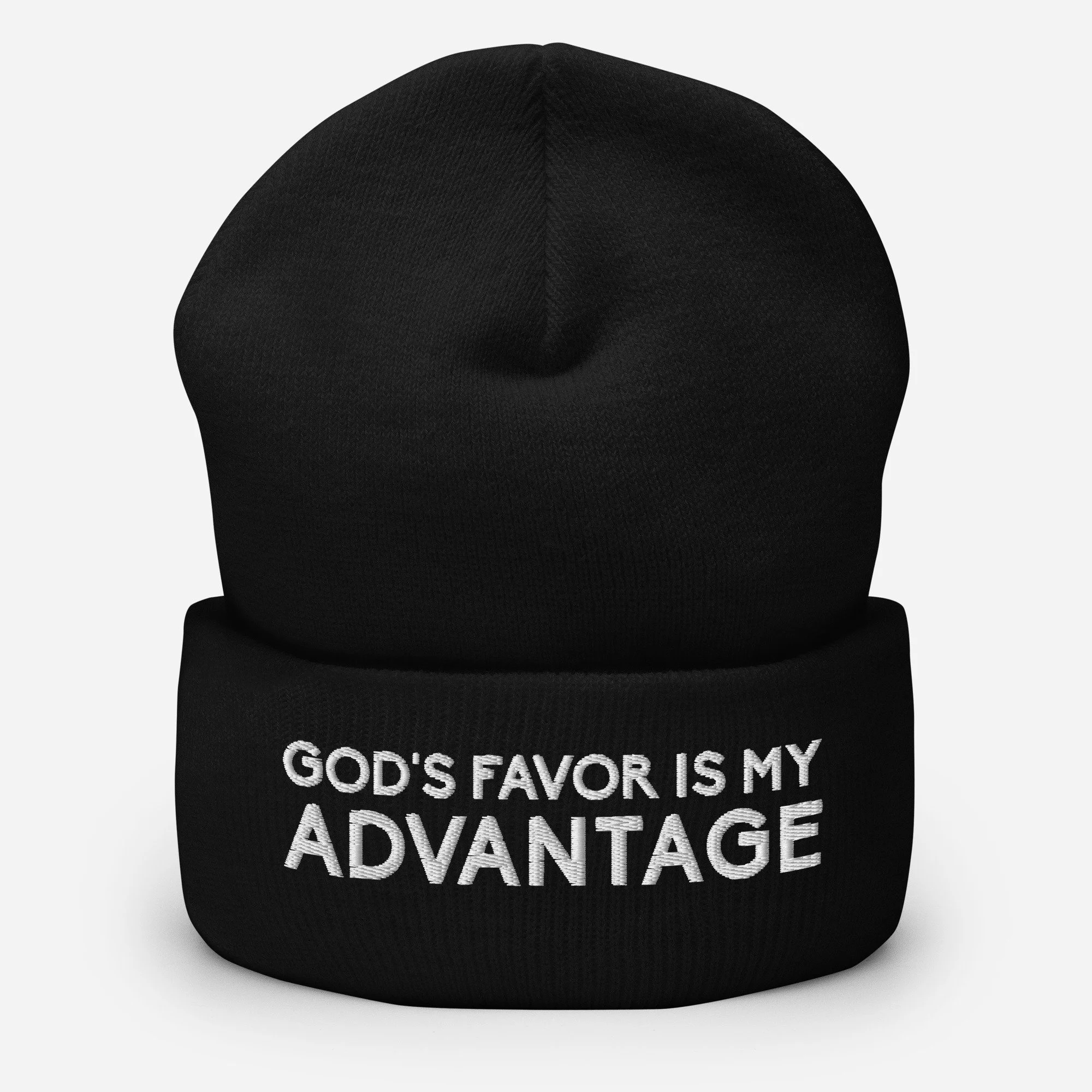 God's Favor Is My Advantage Cuffed Beanie