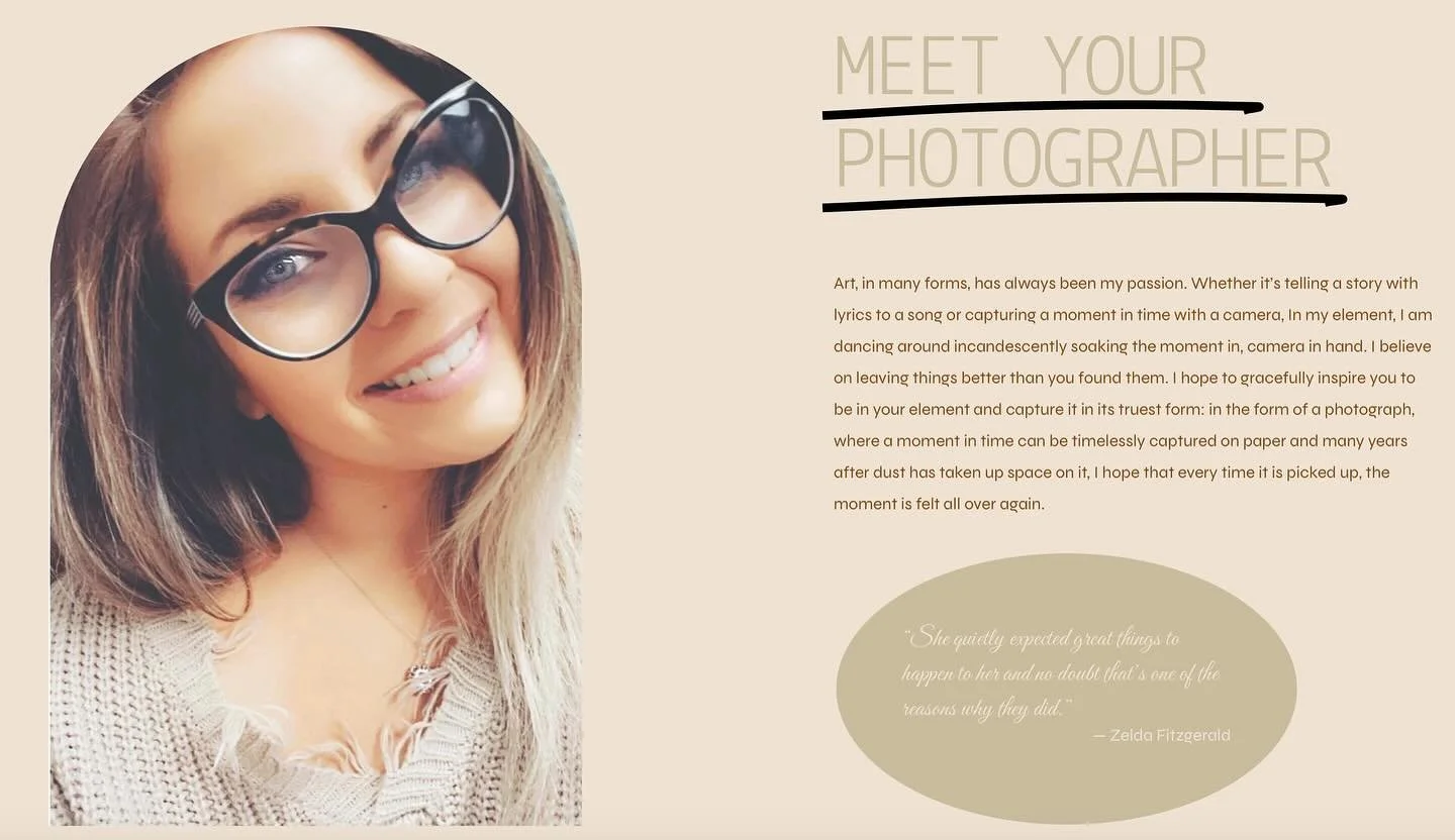 ✨ Meet Your Photographer ✨

Hi, I&rsquo;m Becca&mdash; the girl behind the lens who will 100% hype you up like you just stepped out of a rom-com or your favorite 90s tv show 🎥💖

Think of me as your personal director, part-time comedian, and full-ti