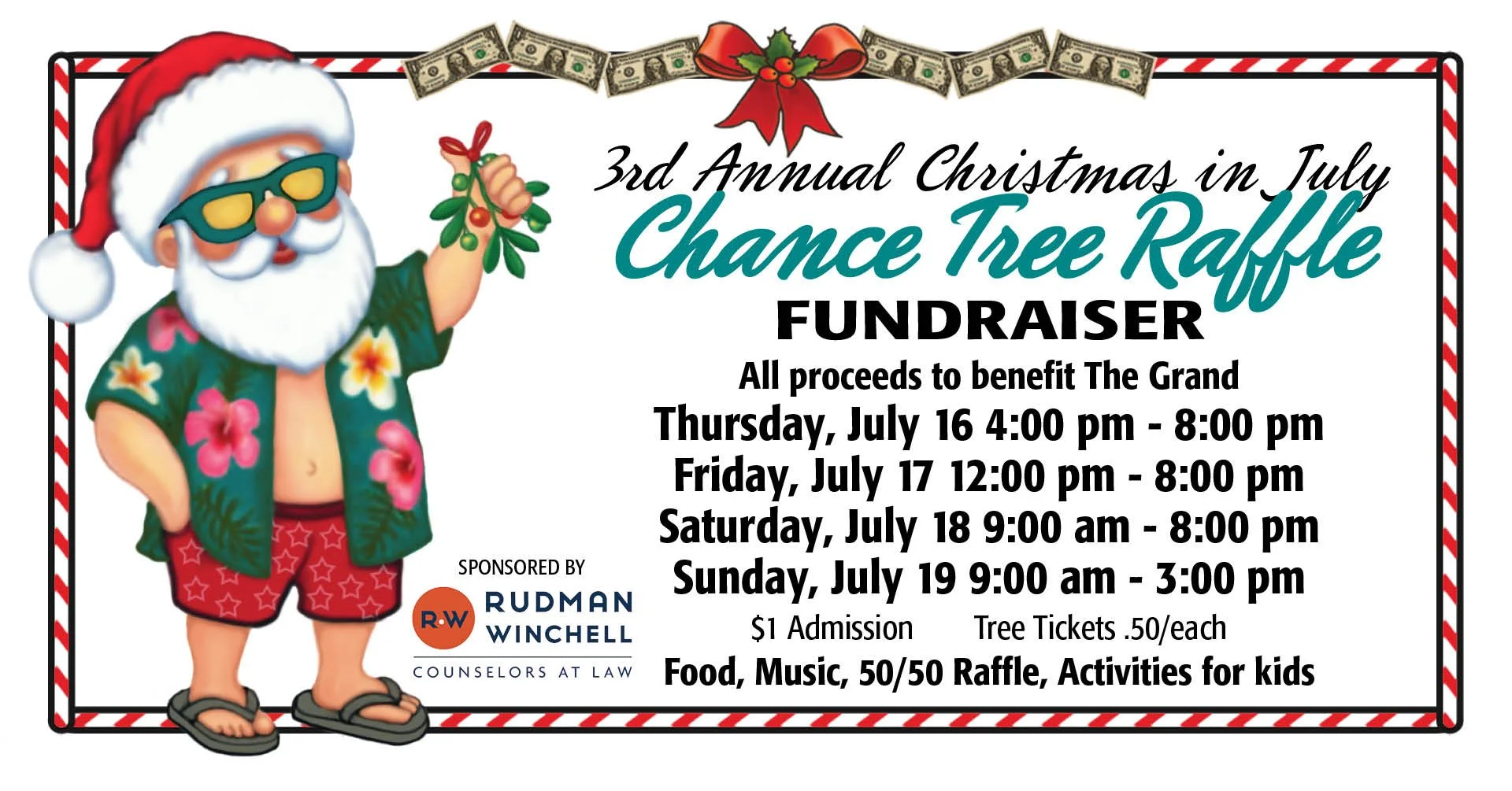3rd Annual Christmas in July Fundraiser