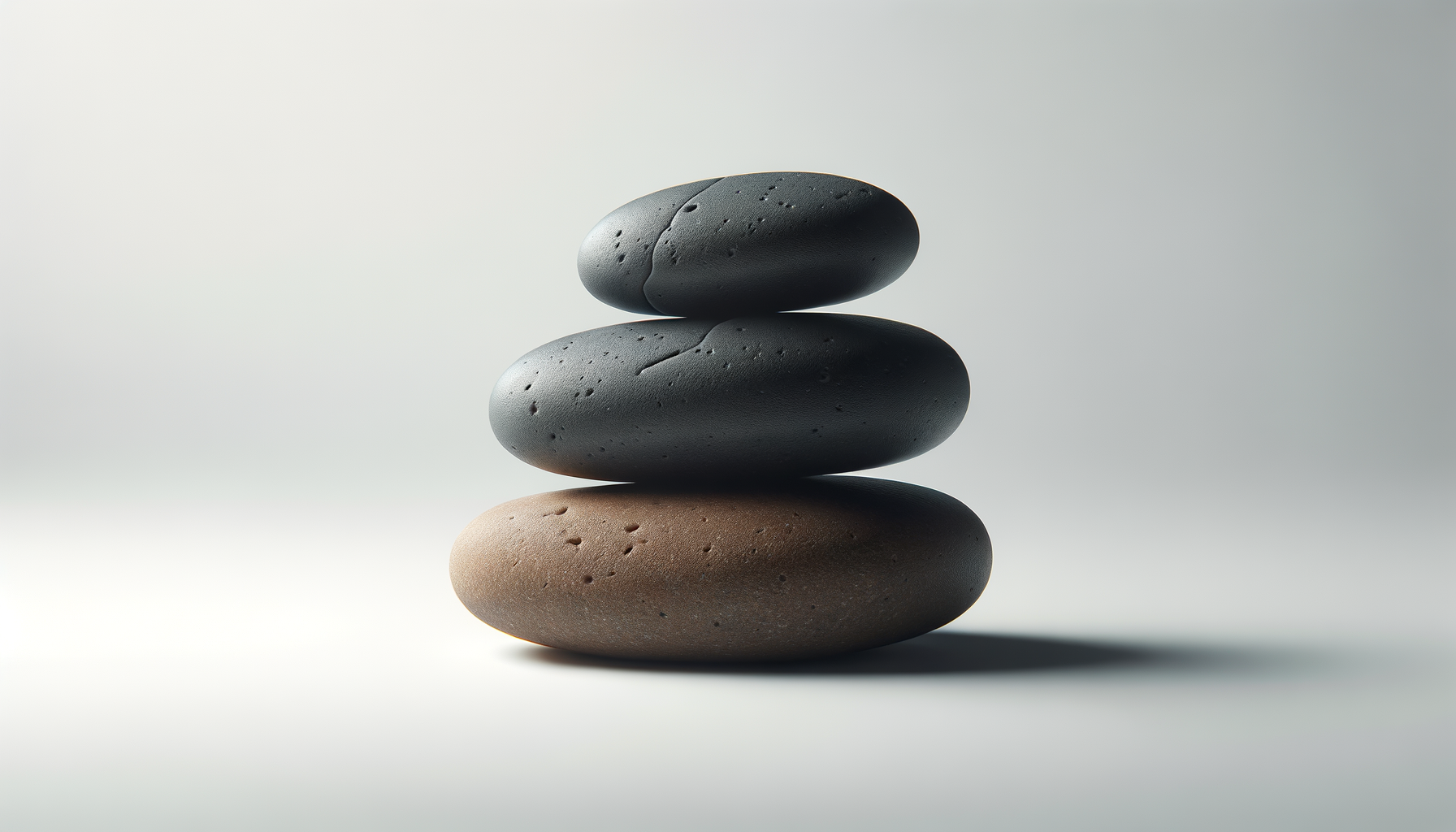 Hot stones stacked up