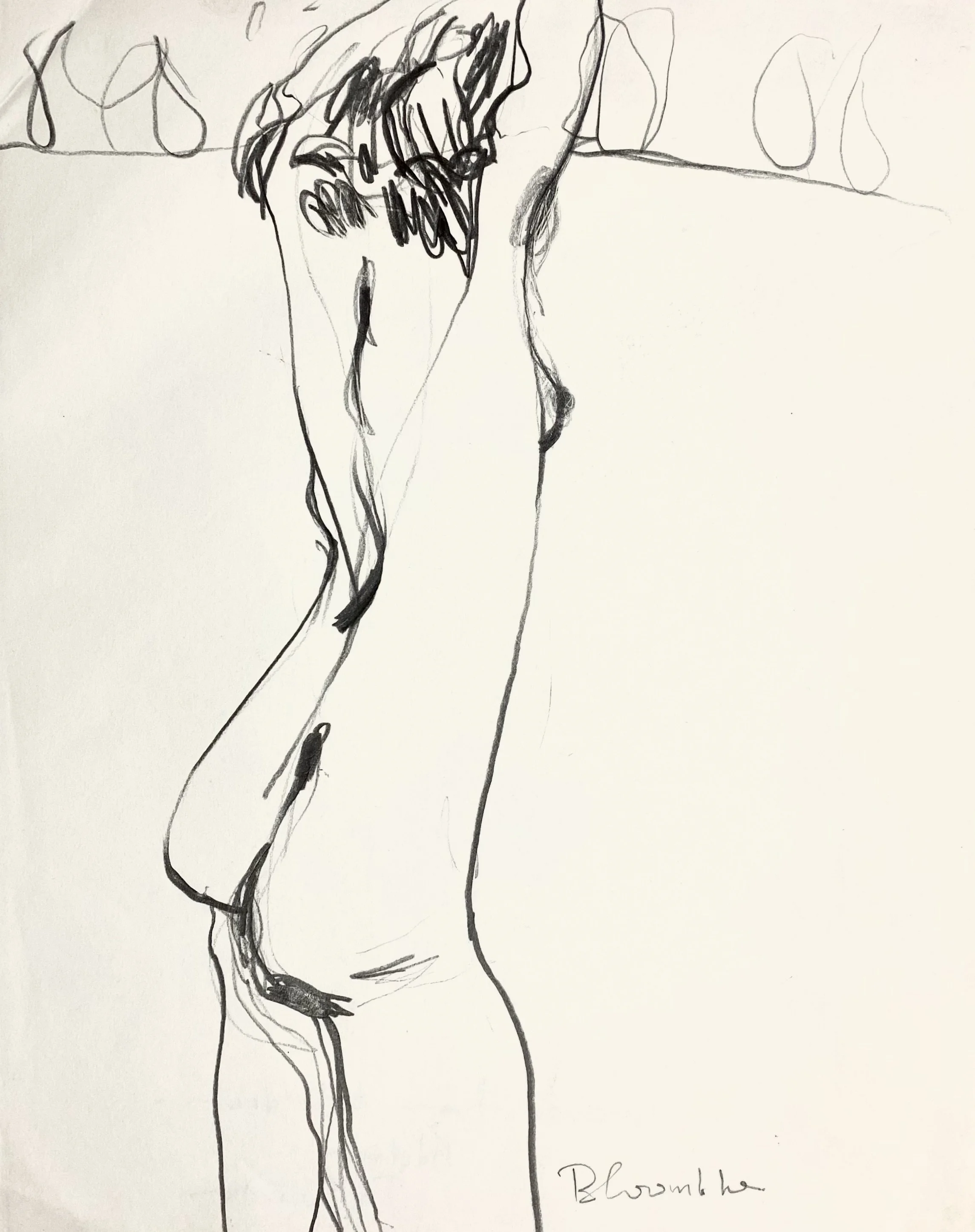 ‘Untitled’, Sketchbook,  Pencil on Paper, 219mm x 297mm 1989