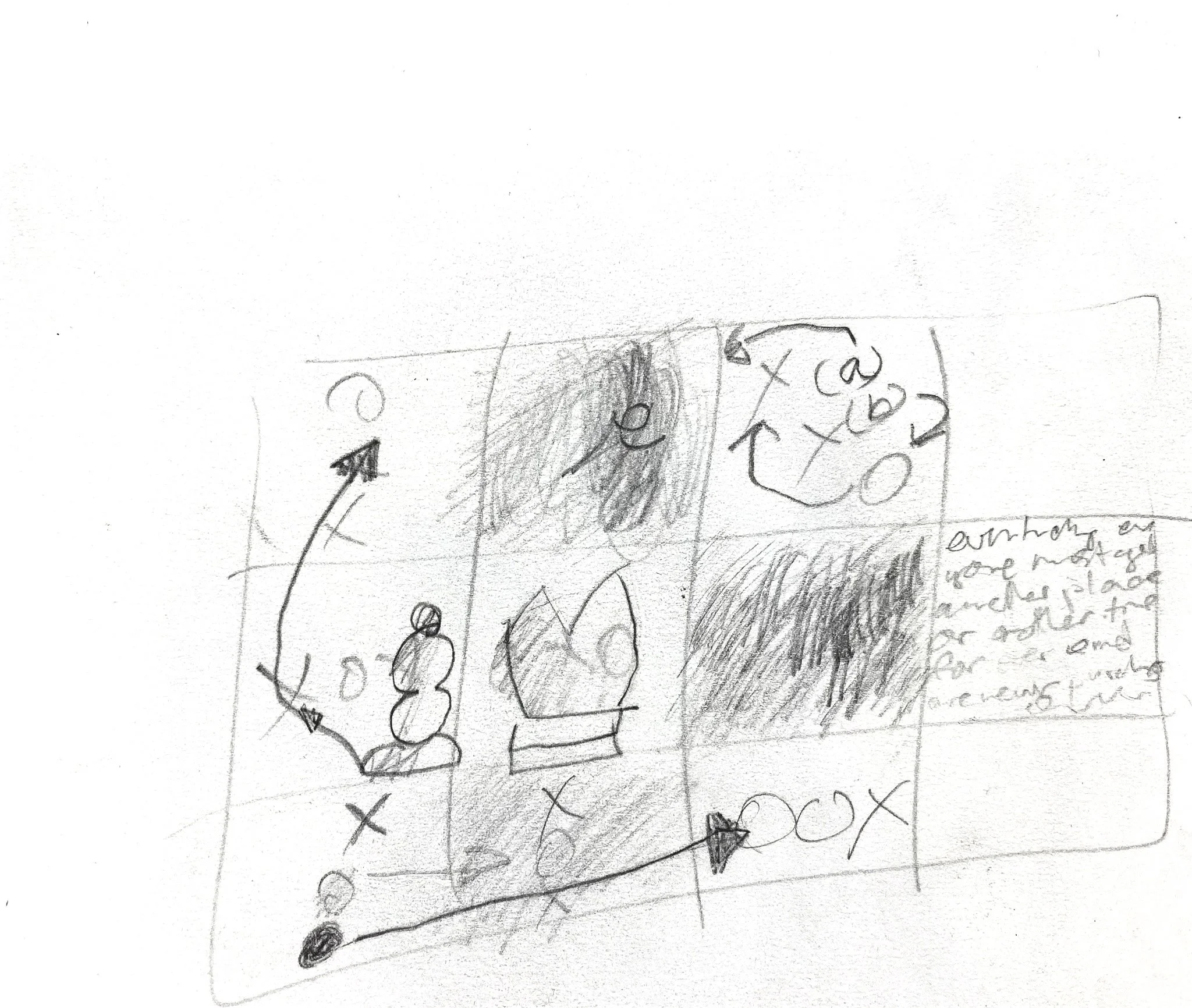 ‘New Game’, Graphite on Paper, 297mm x 210mm, 1993