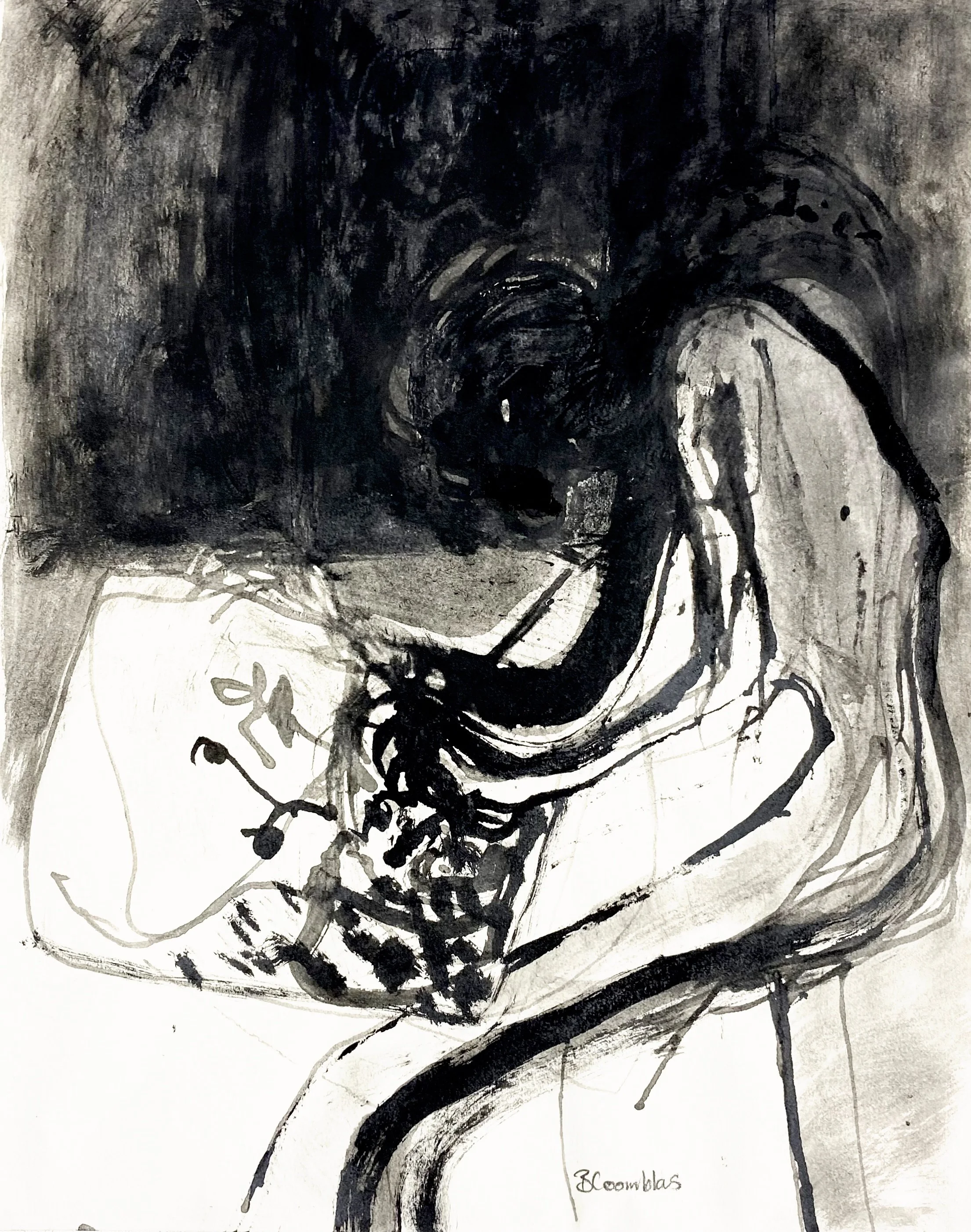 ‘Dappled Things’ Ink on Paper, 219mm x 290mm, 1987