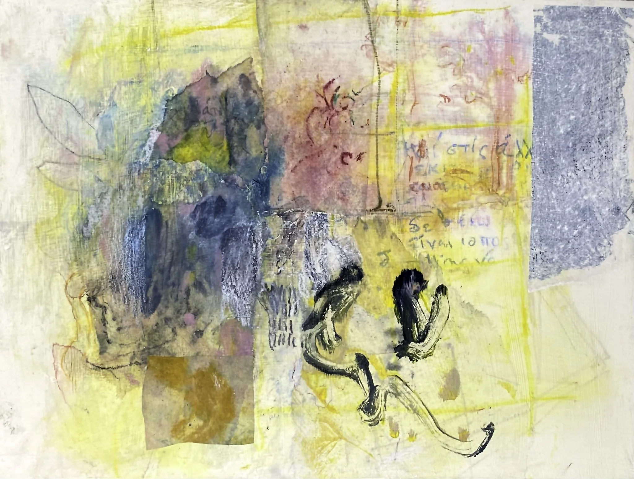 ‘Location (Listing)’, Mixed Media on Wood Panel, 310mm x 230mm, 2026