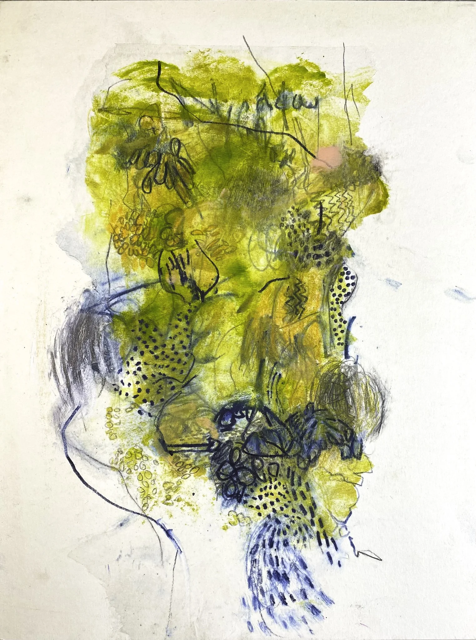‘Pathless Path’, Ink Pencil, Acrylic on Conservation Board, 260 x 360, 2026