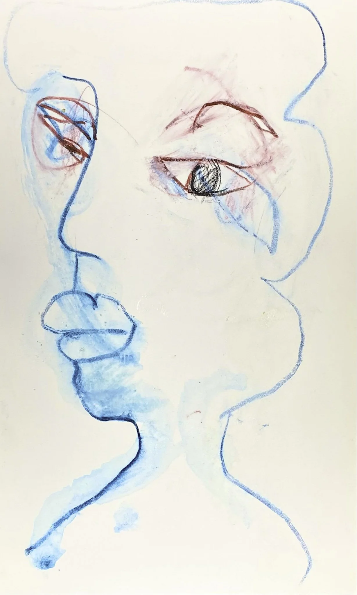 ‘The Autochthons’ (Study for Cecrops III), Ink, Pencil on Paper 150 x 250 mm 2026
