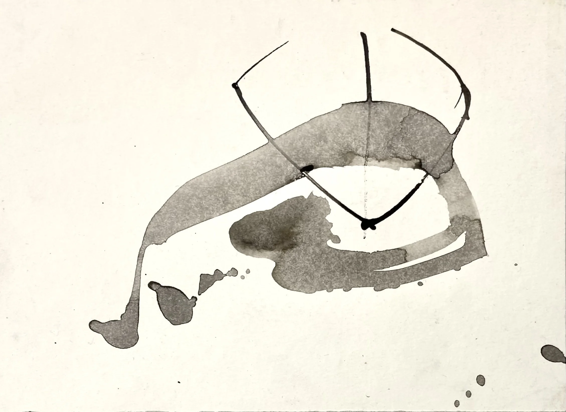 ‘Crab’, Ink on Paper, 480mm x 400mm, 1985