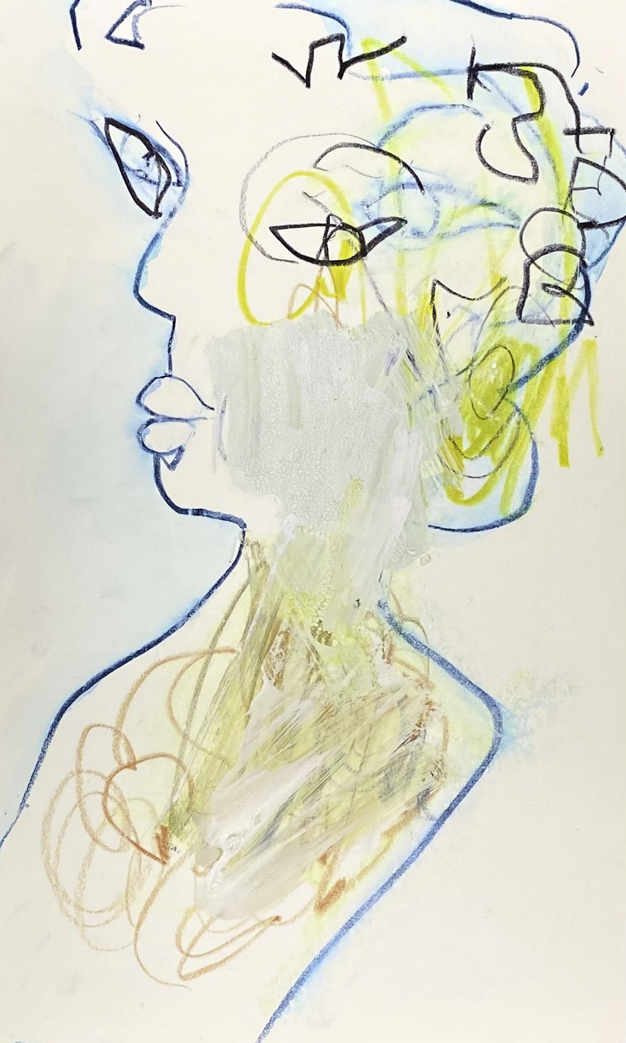 ‘The Autochthons’ (Study for Cecrops II), Ink, Pencil on Paper 150 x 250 mm 2026