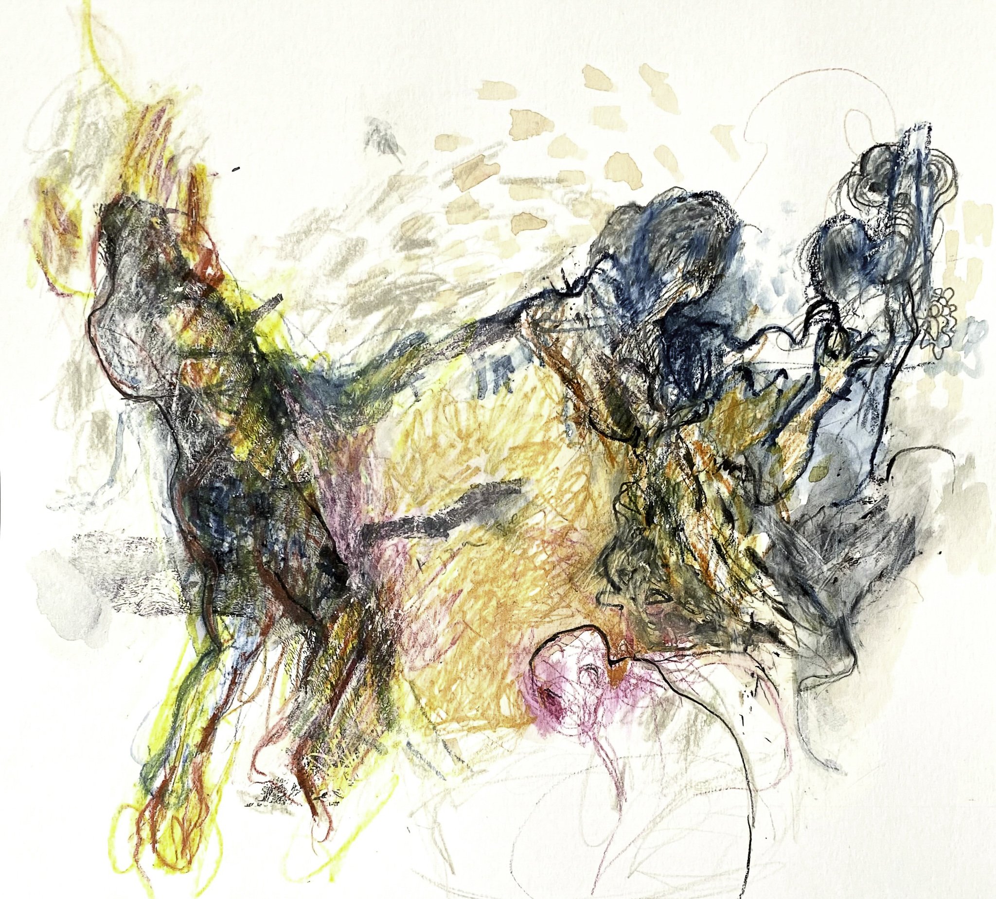 ‘Concert’,  Ink on Paper 297mm x 285mm, 2025