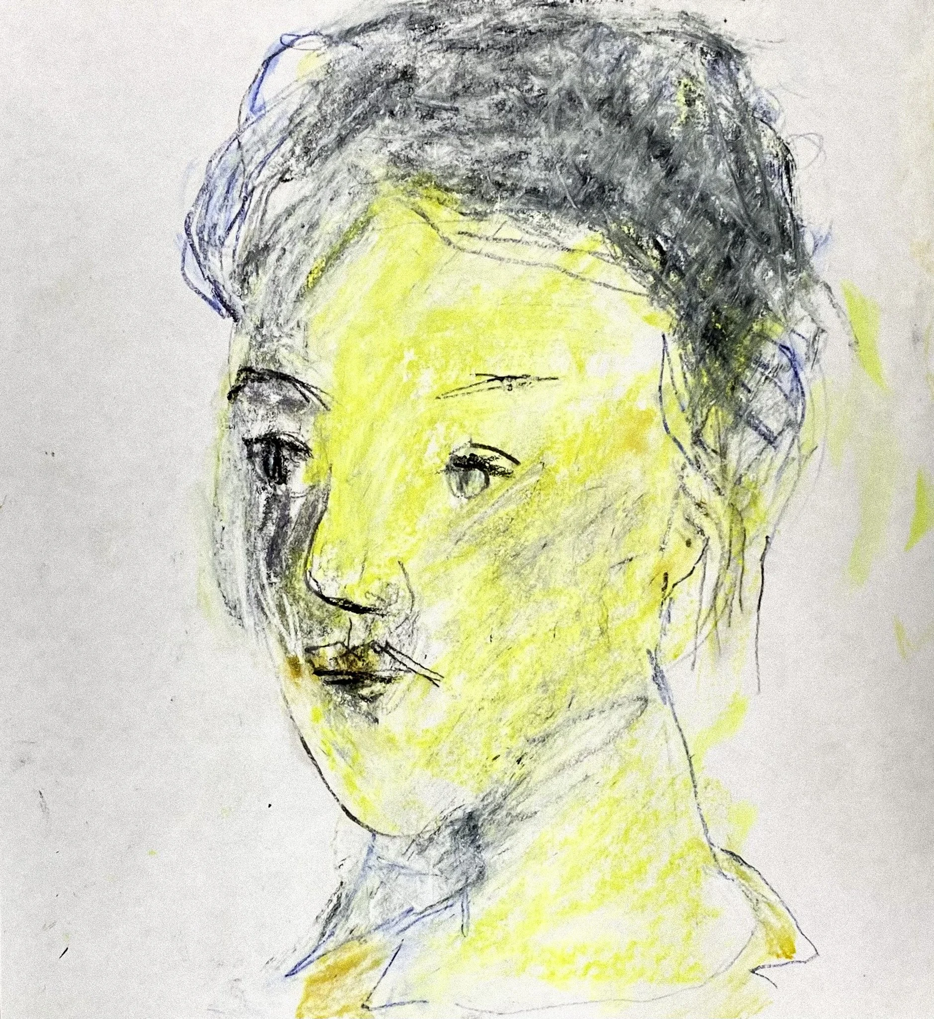 Study (Young Woman), Pencil, Chalk on Paper, 260 x 290 mm 2026