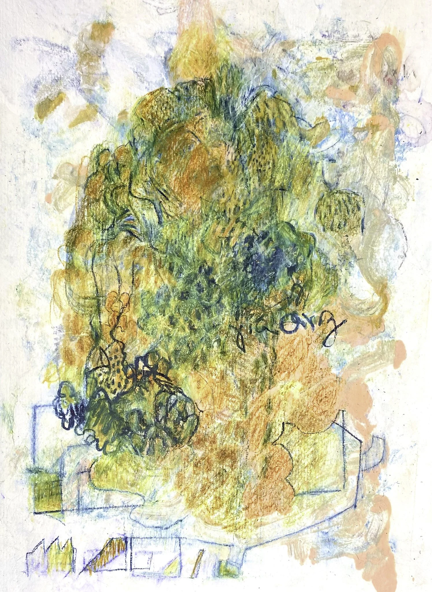 ‘’Parkland Zoning’, Ink, Acrylic on Paper, 280mm x 410mm, 2026