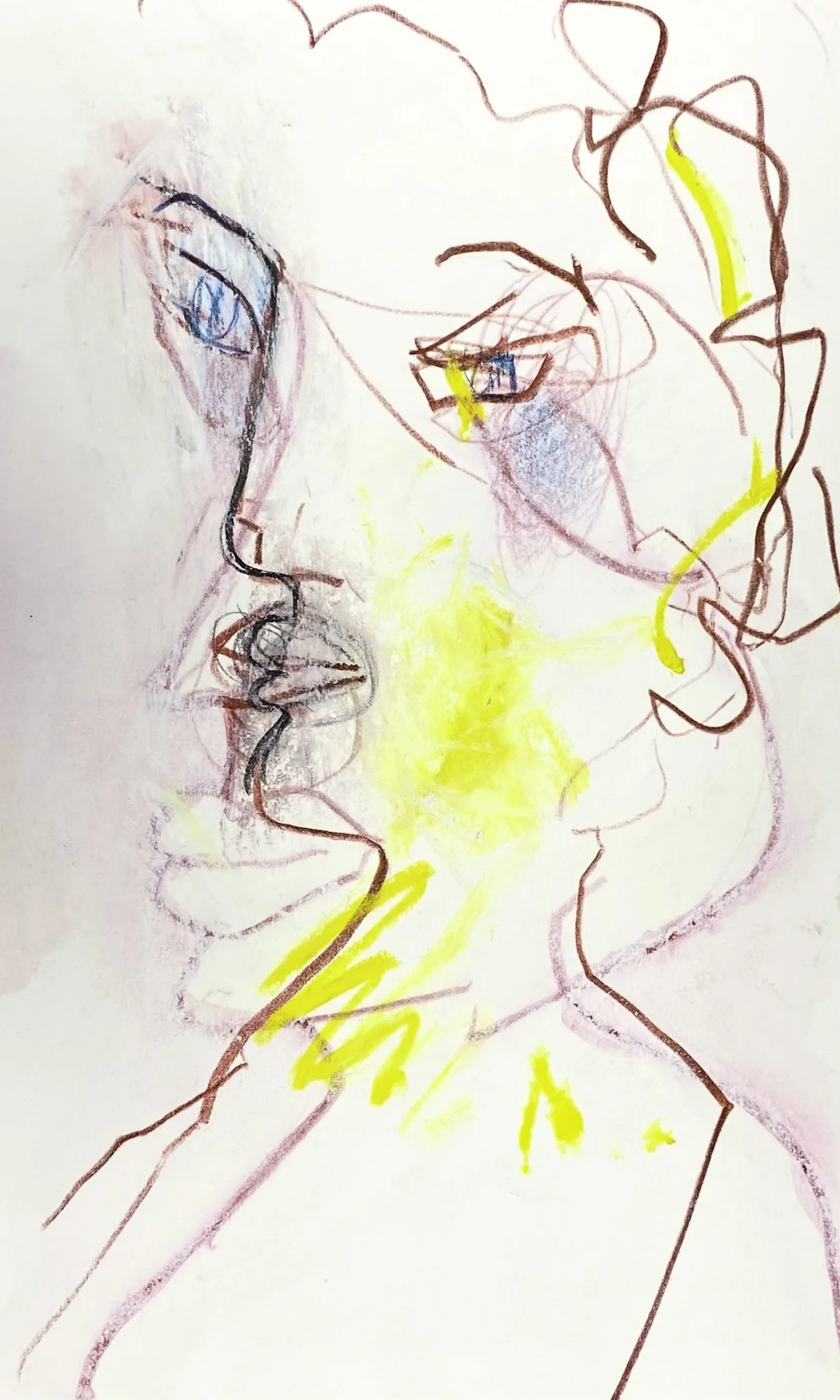 ‘The Autochthons’ (Study for Cecrops IV), Ink, Pencil on Paper 150 x 250 mm 2026