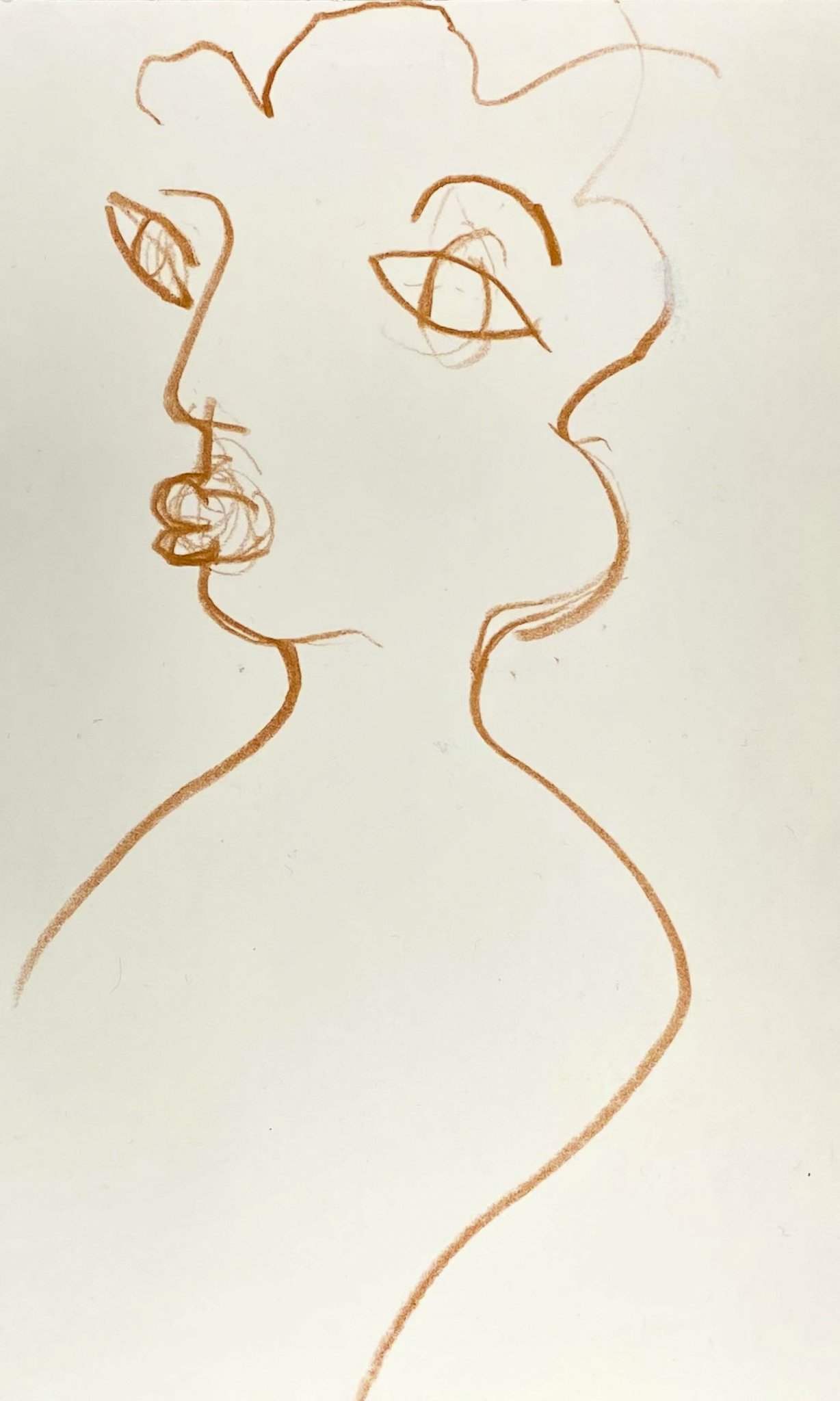 ‘The Autochthons’ (Study for Cecrops I), Ink, Pencil on Paper 150 x 250 mm 2026