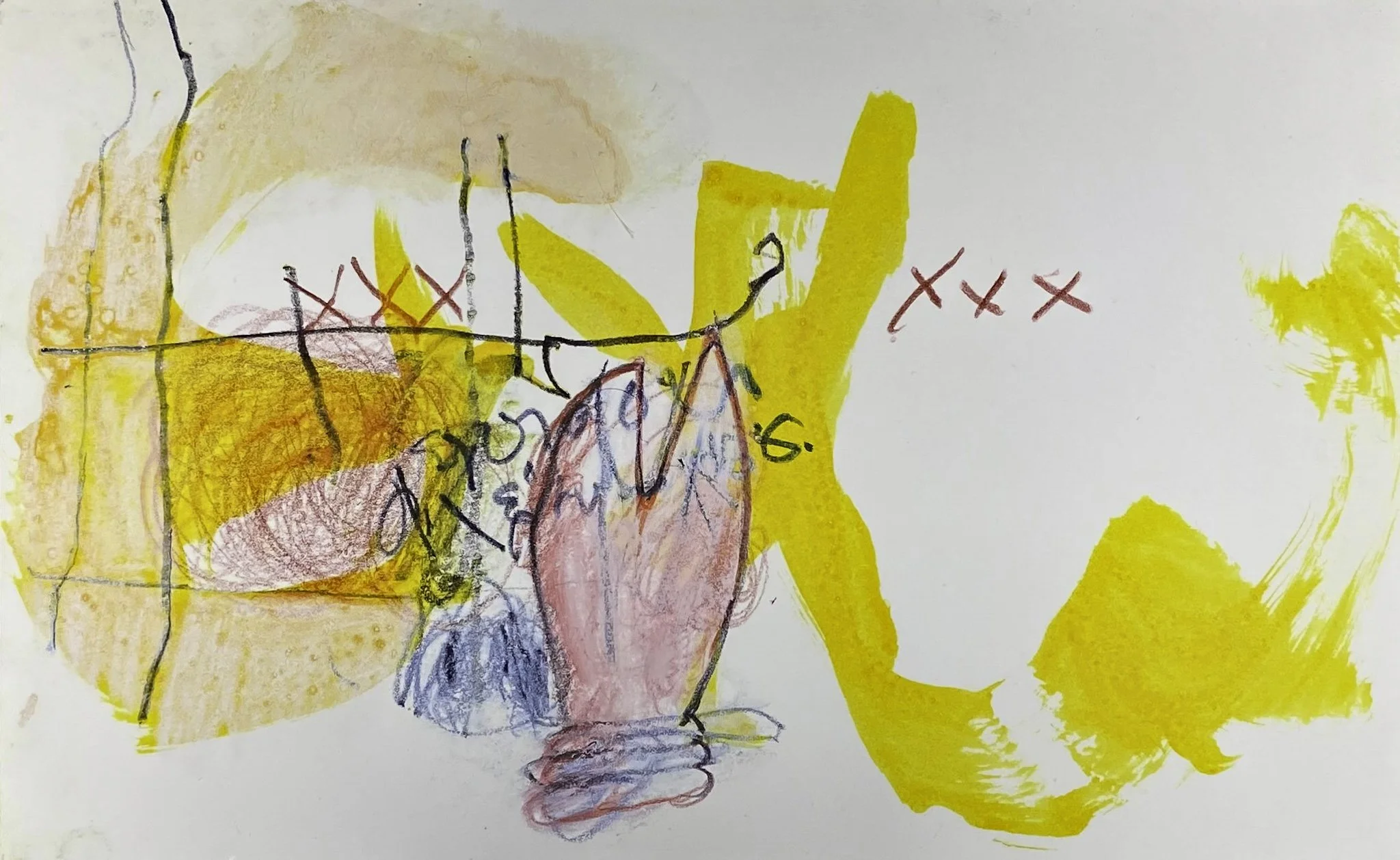 ‘Calculations (Mitre)’, Ink, Pencil on Paper, 250 x 150 mm, 2026