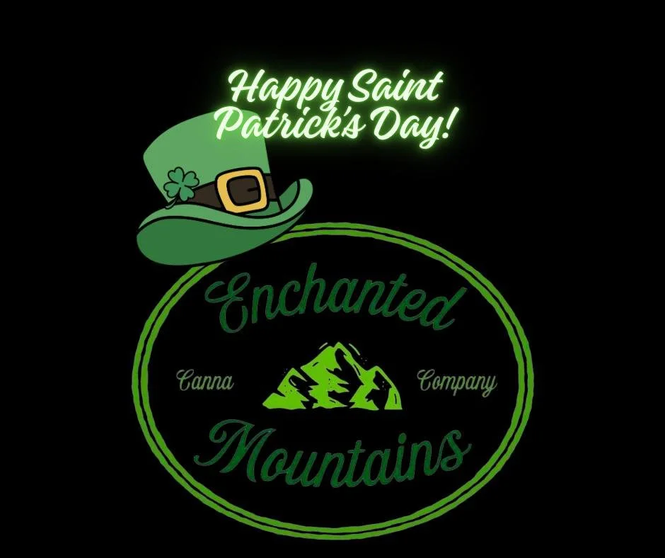 Forget chasing rainbows&hellip;
Your "pot" of gold is right here at Enchanted Mountains Cannabis Company 🍀