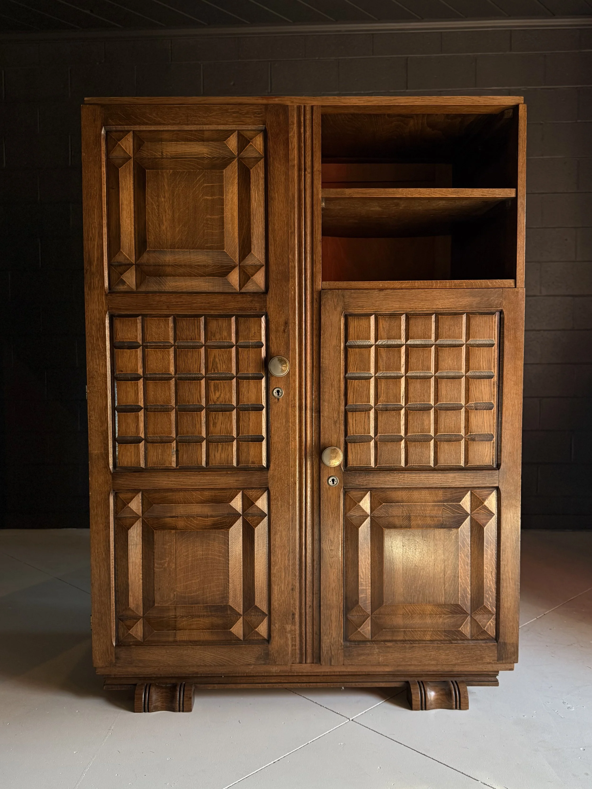 French Wardrobe Attributed to Charles Dudouyt C.1940s