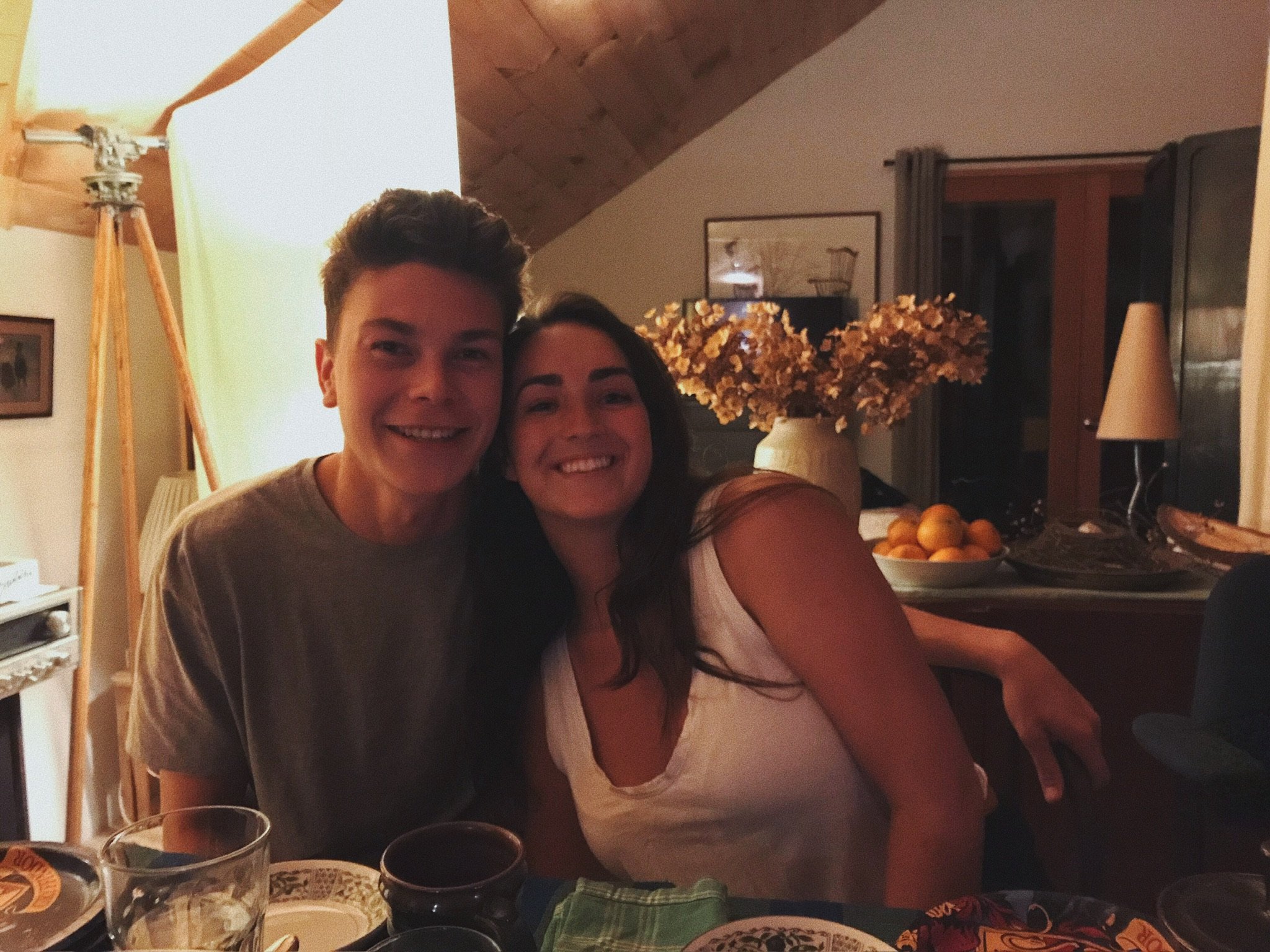 Dinner at Gigi and Joe's house in Saratoga Springs - 2018