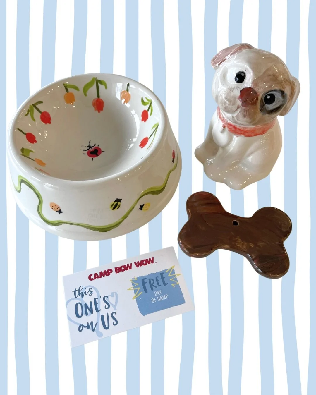 We&rsquo;re so excited to partner with @cbwaustinsw 🐶🐾 Paint any dog-themed pottery at My Poterie and receive a coupon for a FREE day of camp!!!