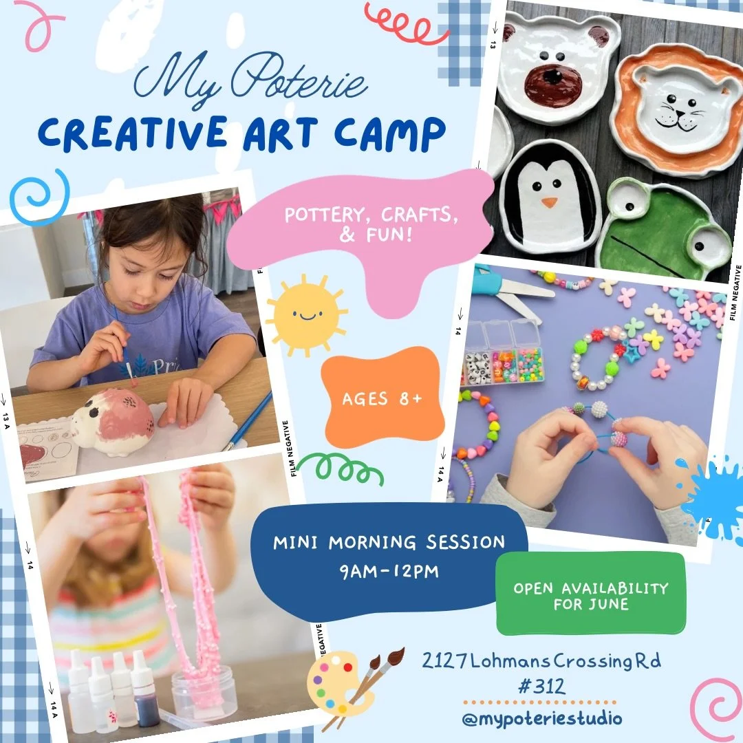 Still looking for summer camp this month? We&rsquo;ve got you! 🎨☀️

We know many summer camps filled up quickly this year, so we created flexible Mini Morning Camps for kids who love to get creative!

Each camp day features a different theme and may