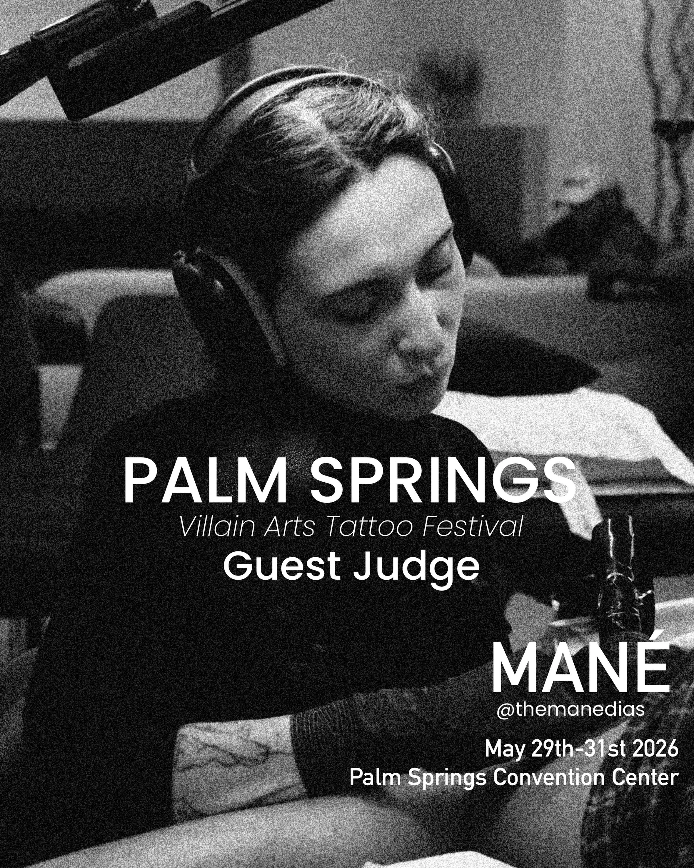 See you at the end of this month at @palmspringstattooartsfestival 🫶🏼
Excited to be among the judges during the competitions the festival weekend.